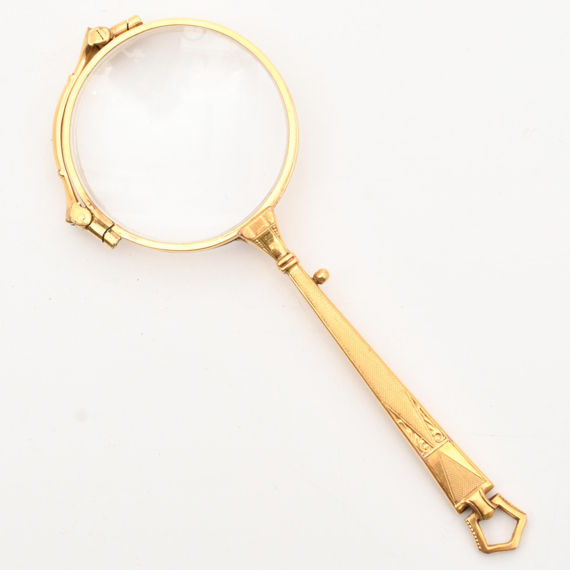 Lupa convertible en gafas noucentista, siglo XX.