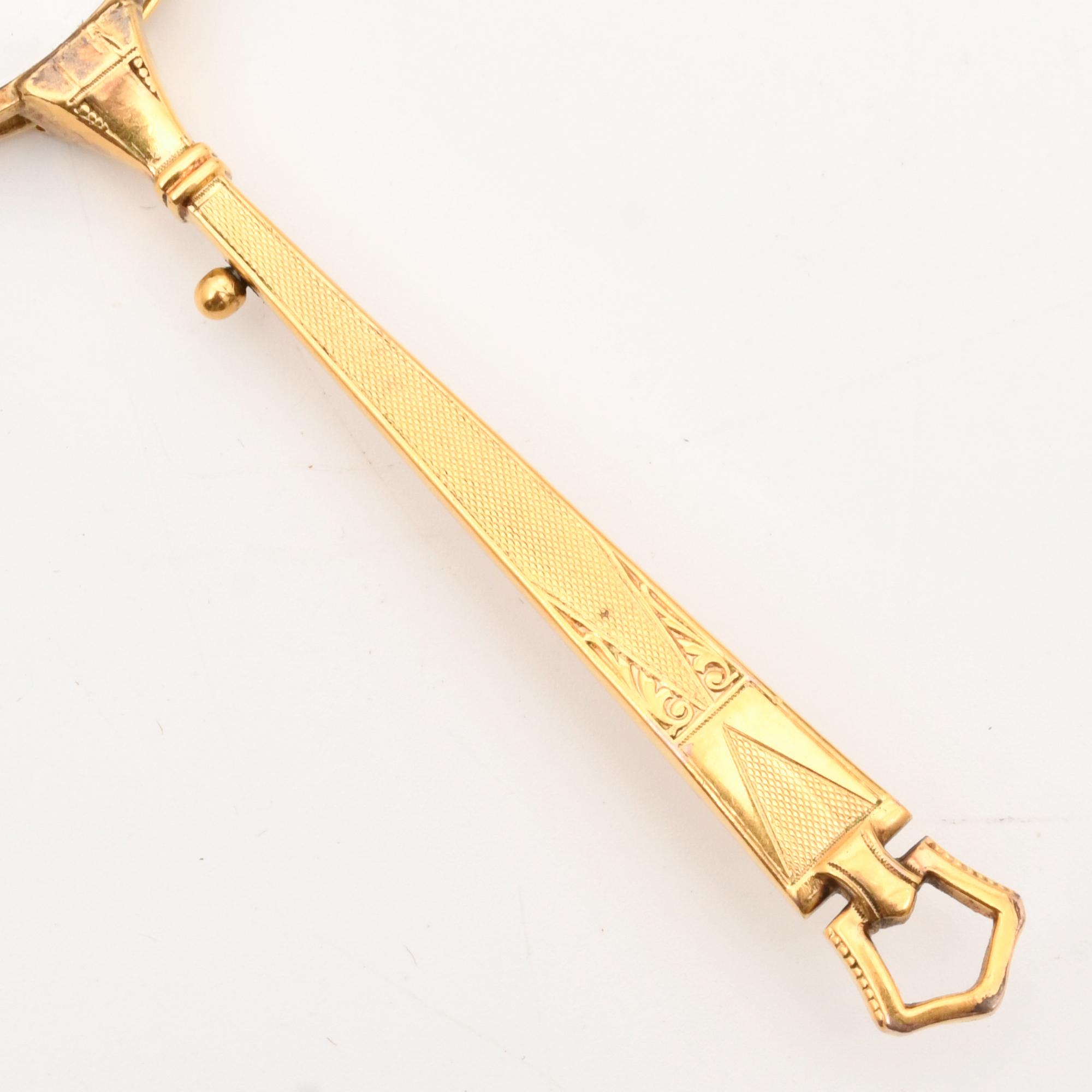 Lupa convertible en gafas noucentista, siglo XX.