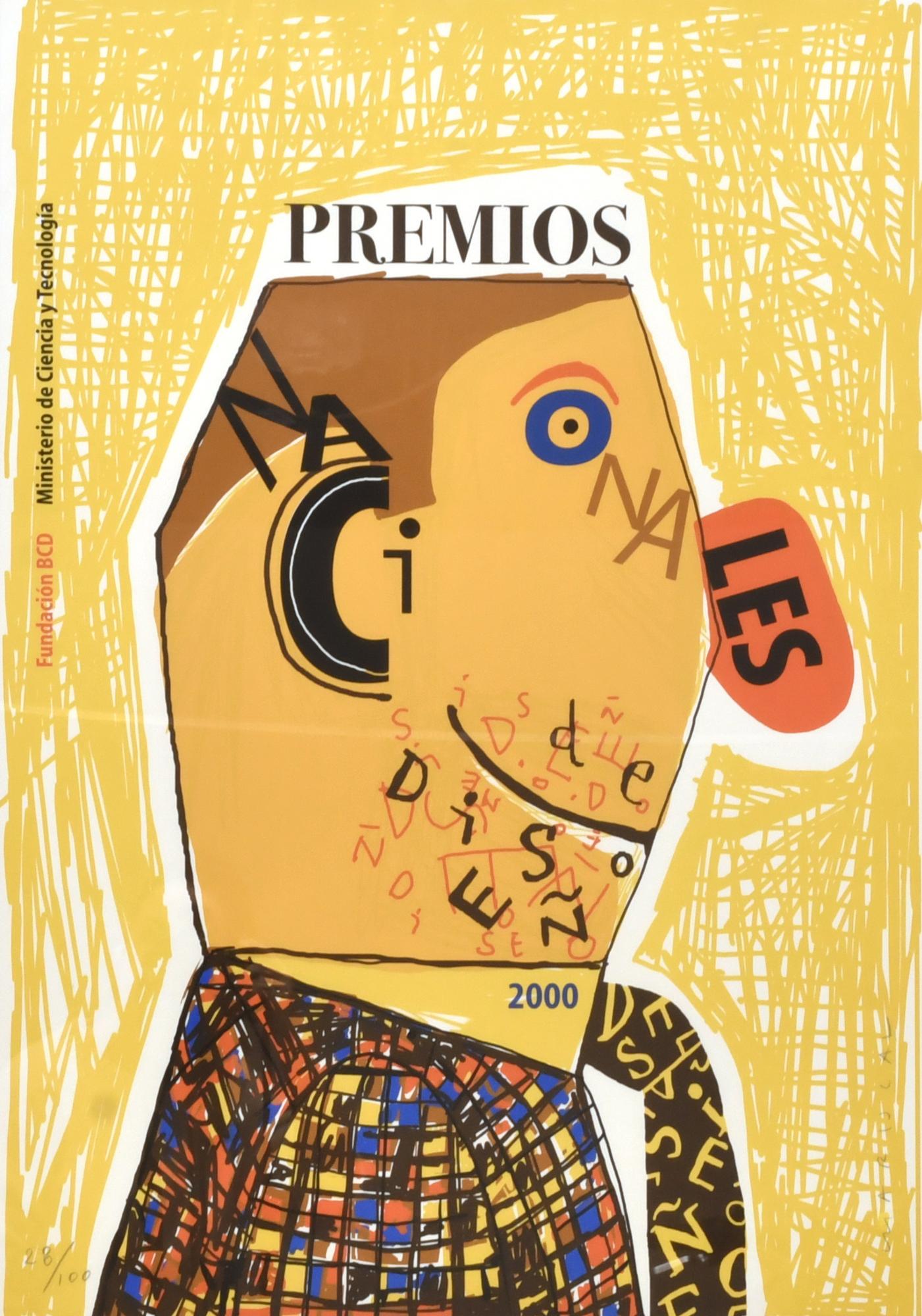 JAVIER MARISCAL (1950) "Cartel para los premios Nacionales 