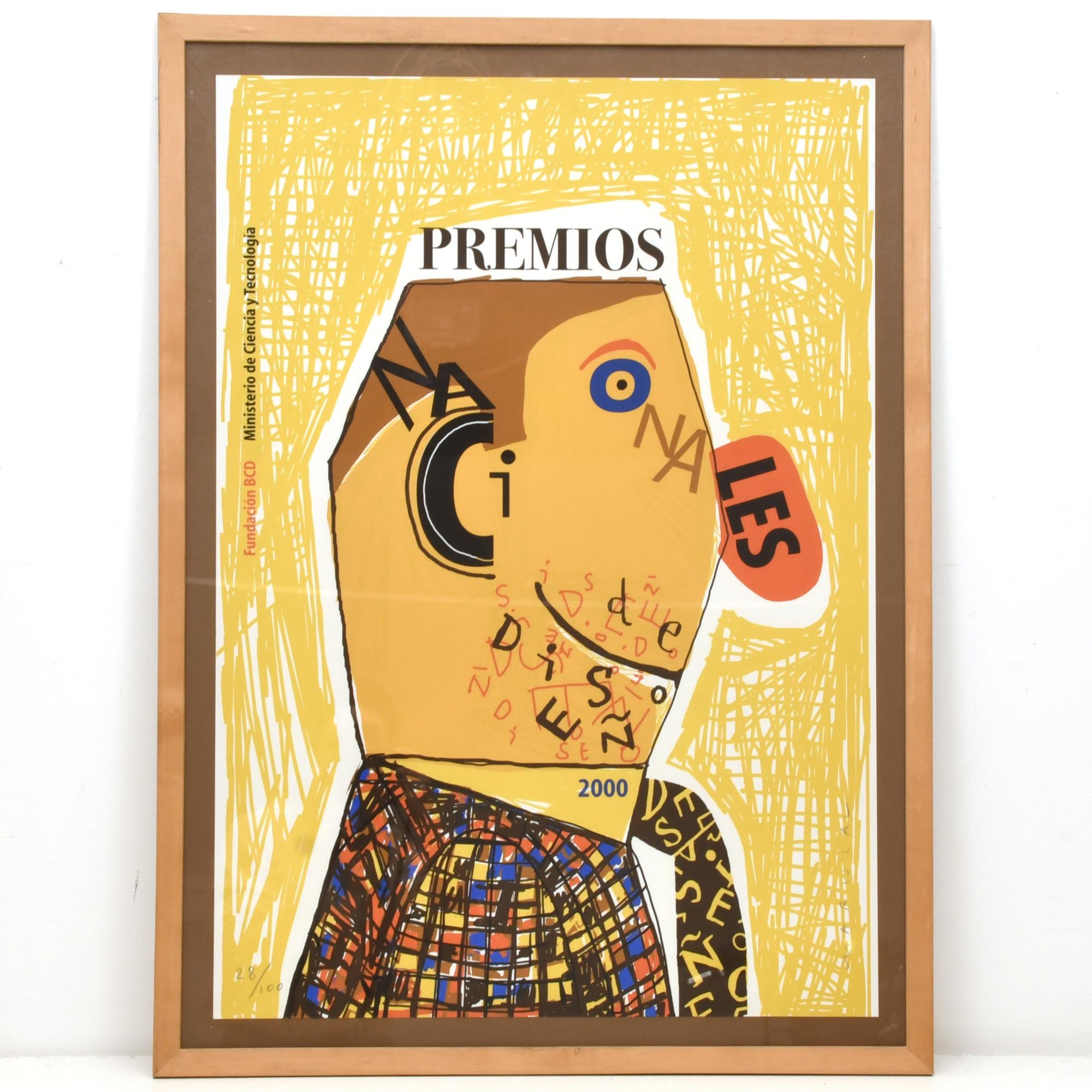 JAVIER MARISCAL (1950) "Cartel para los premios Nacionales 