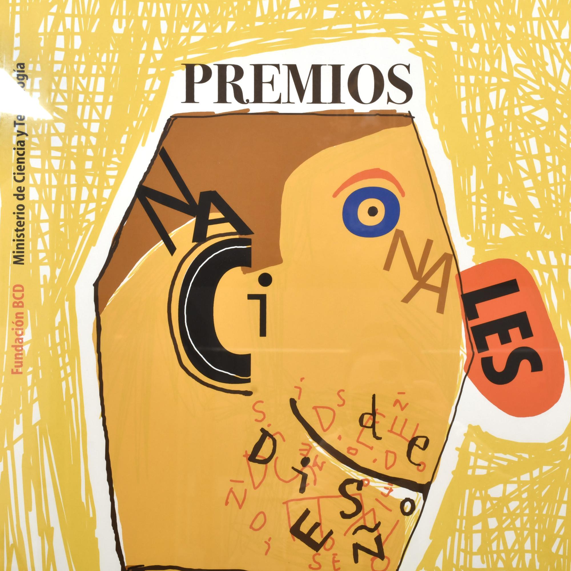 JAVIER MARISCAL (1950) "Cartel para los premios Nacionales 