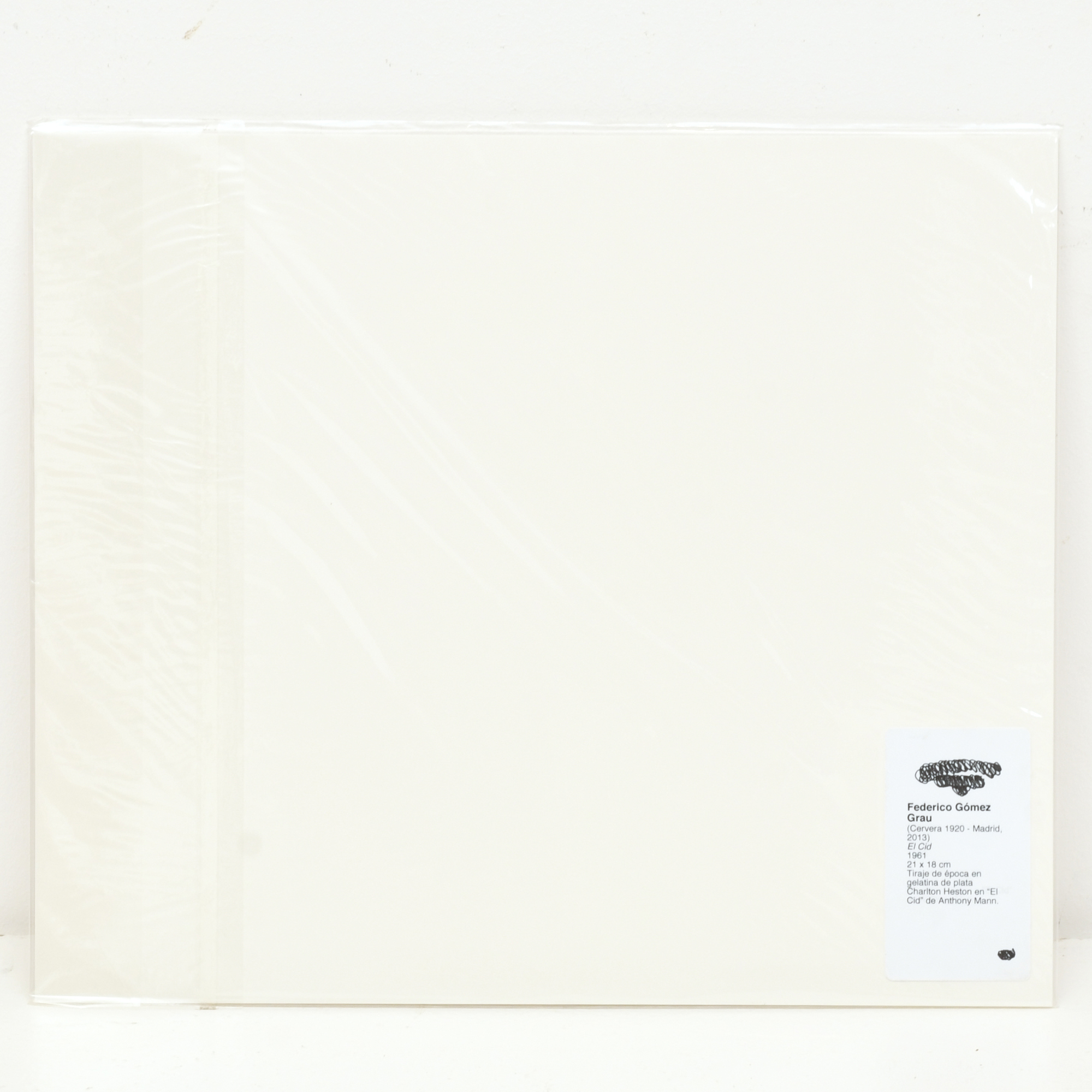 Federico Gómez Grau (1920 - 2013). El Cid. 1961.