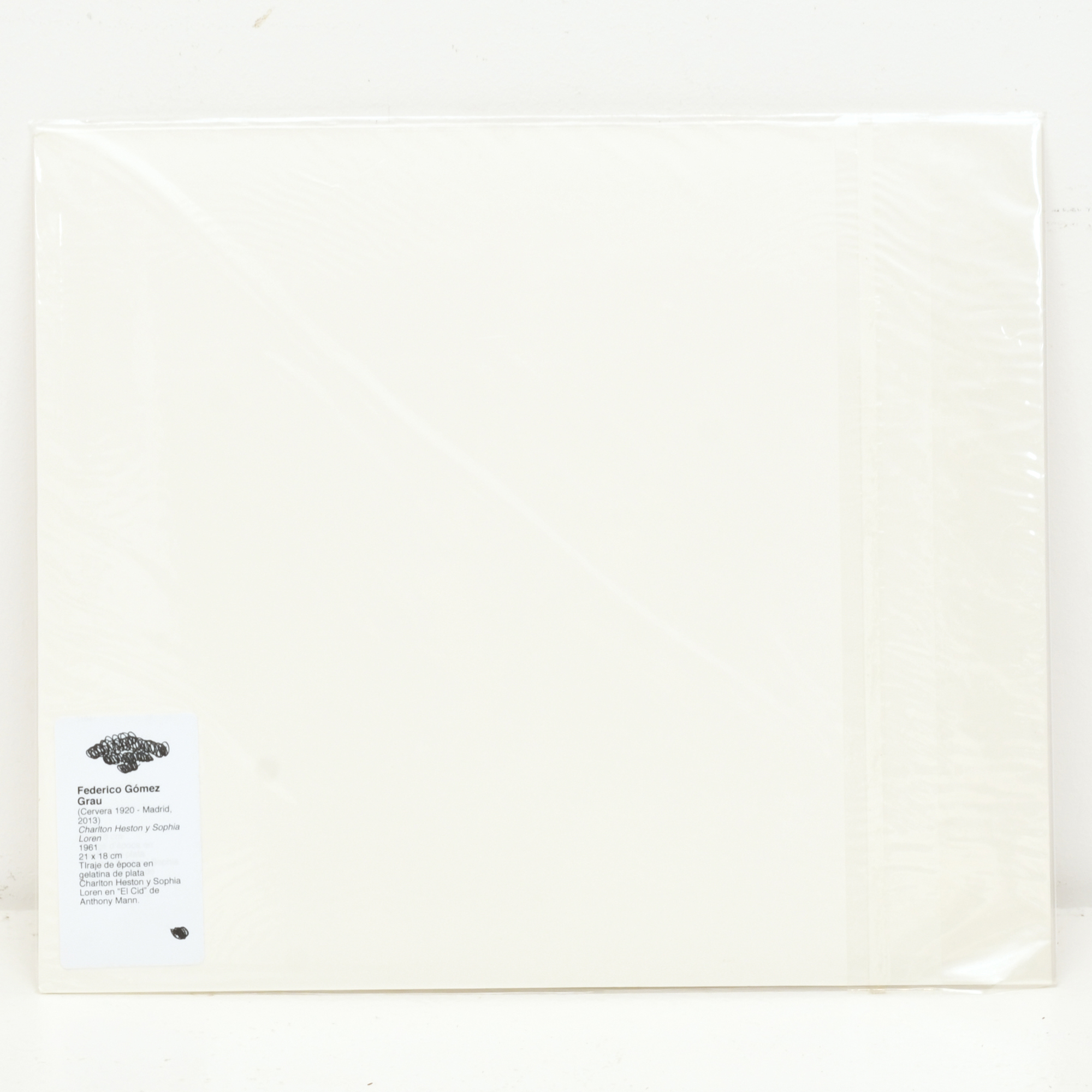 Federico Gómez Grau (1920 - 2013). Charlton Heston y Sophia