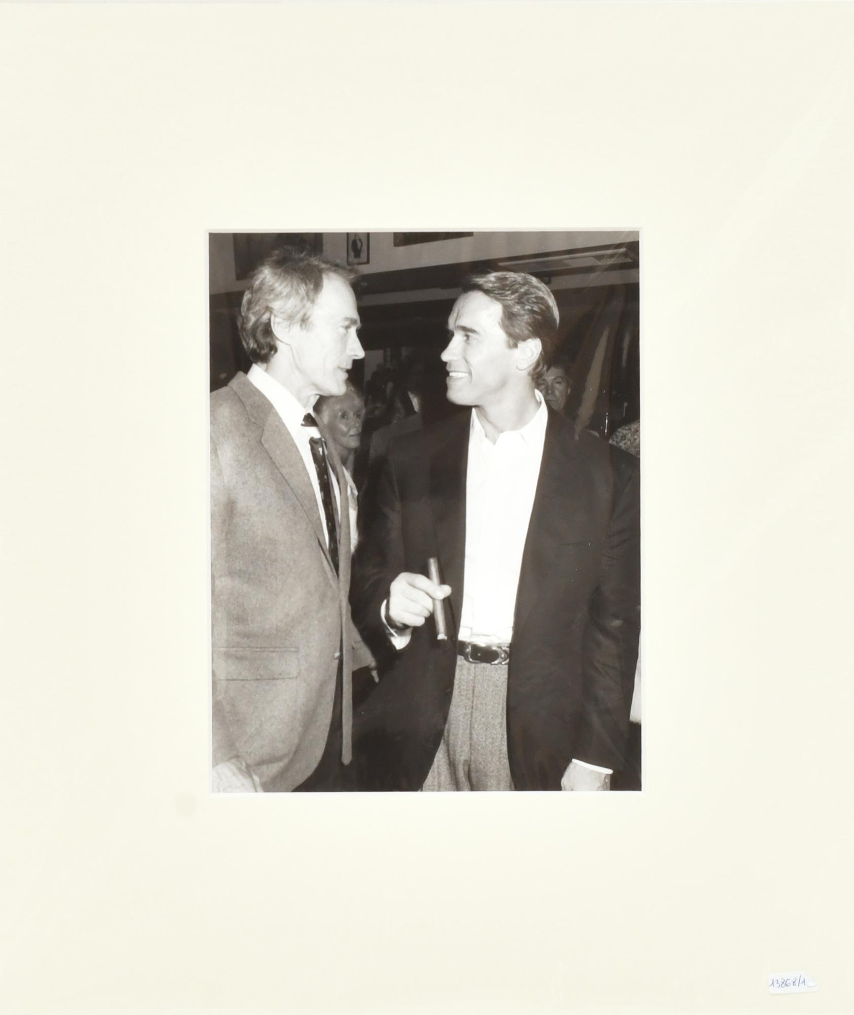 Clint Eastwood y Arnold Schwarzenegger. 1988.