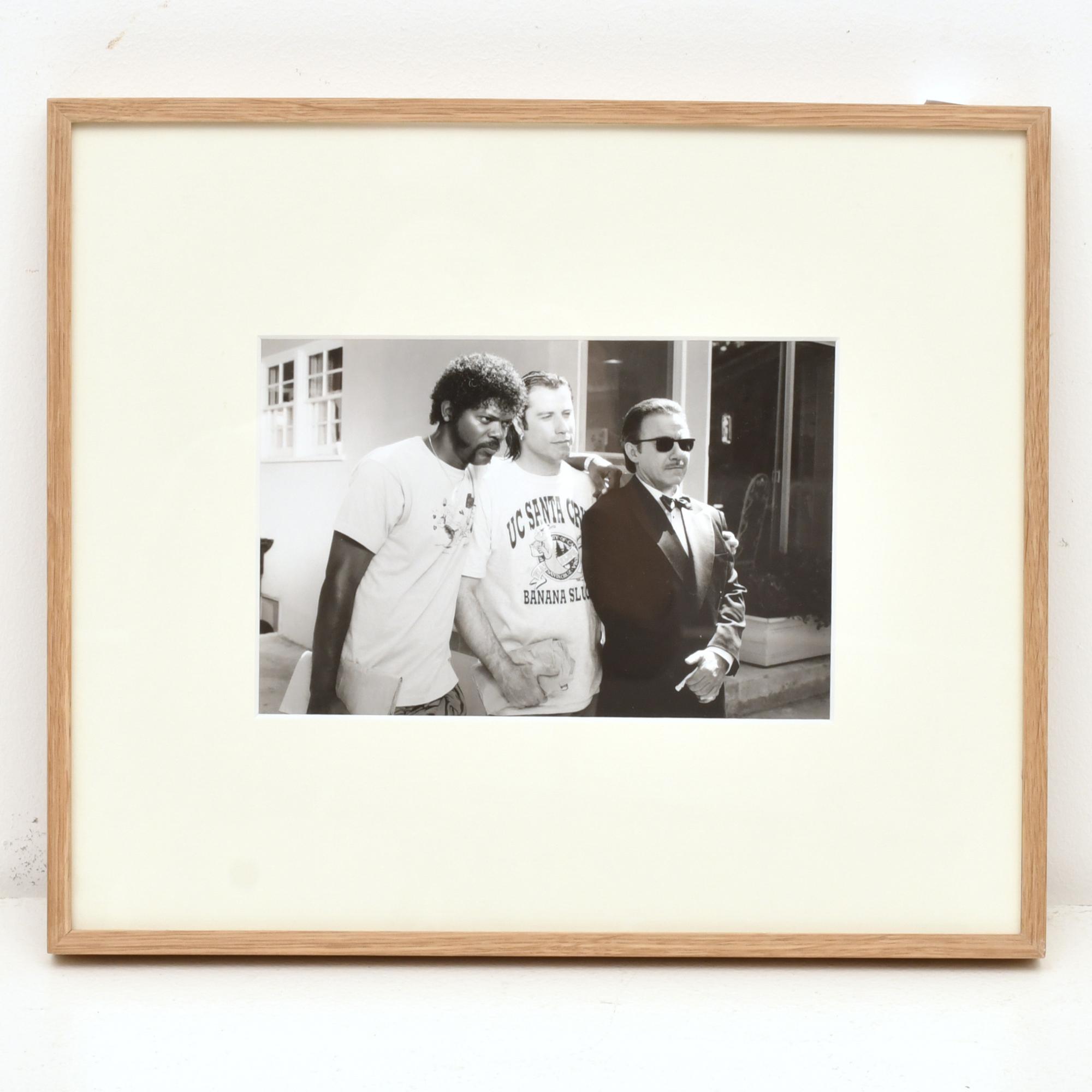 Linda R. Chen. Samuel L. Jackson, John Travolta y Harvey Ke