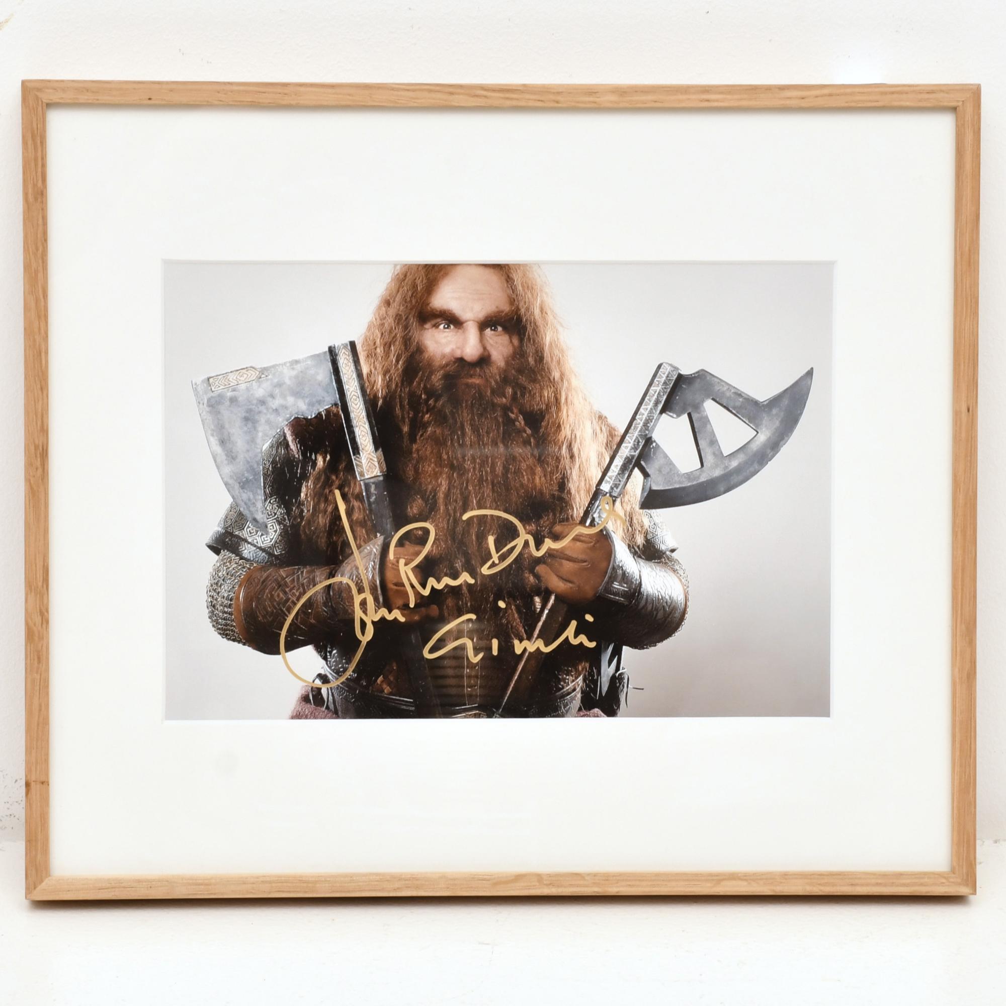 Marie Campbell Gimli en “El señor de los anillos”, 2001.