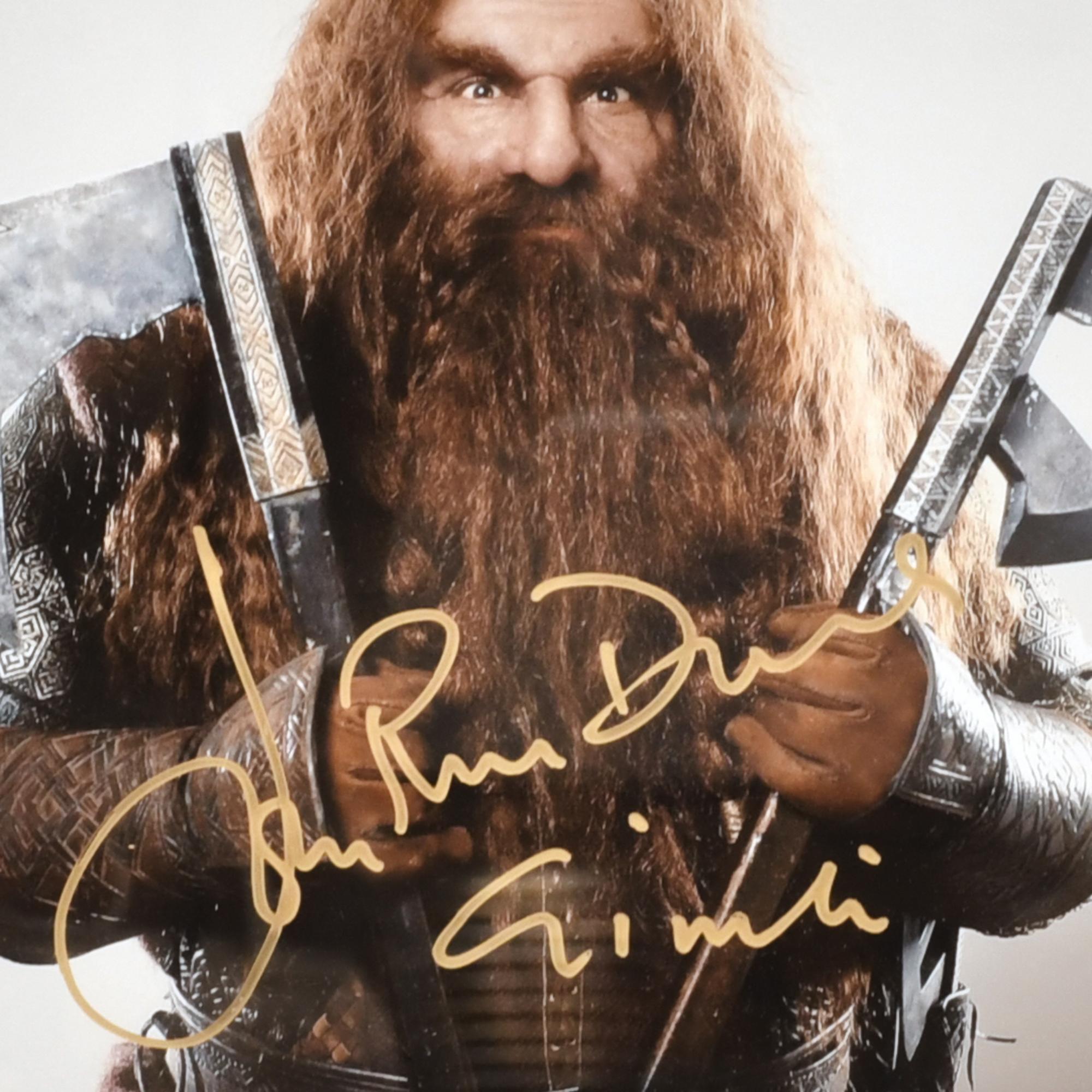 Marie Campbell Gimli en “El señor de los anillos”, 2001.