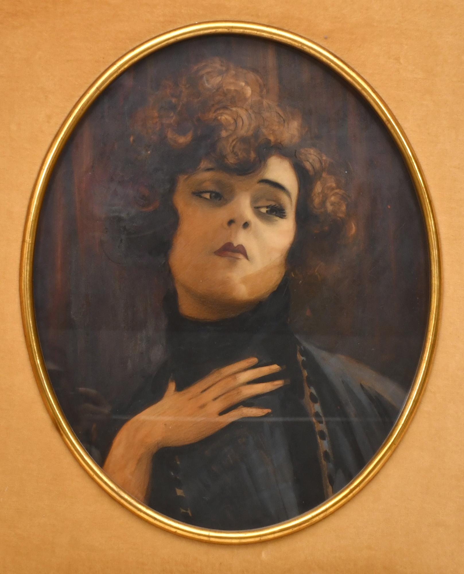 EMILI VILÀ GORGOLL (1887-1967). "Dama".