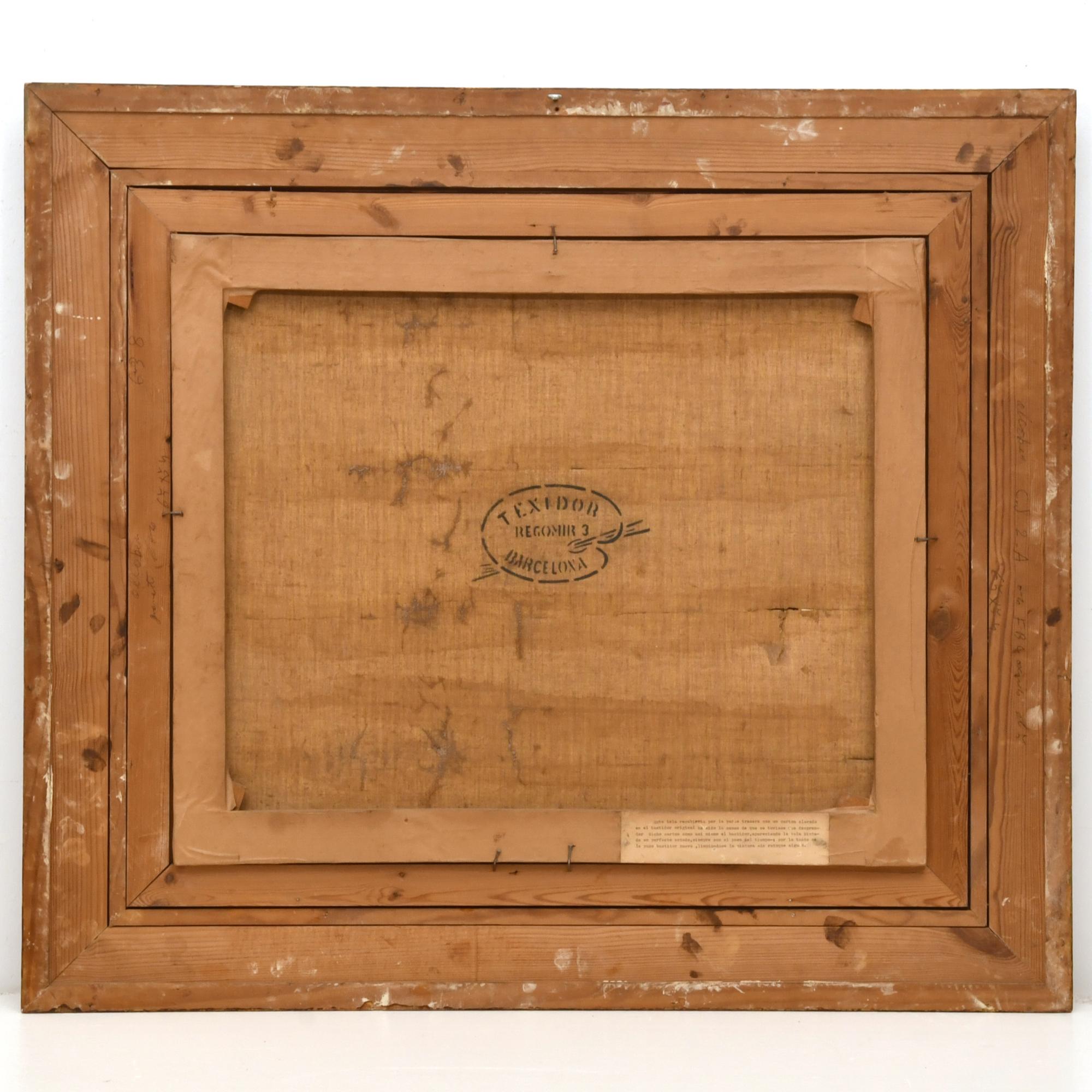 ESCUELA ESPAÑOLA, PPS. SIGLO XX. "Militares a caballo". Sig