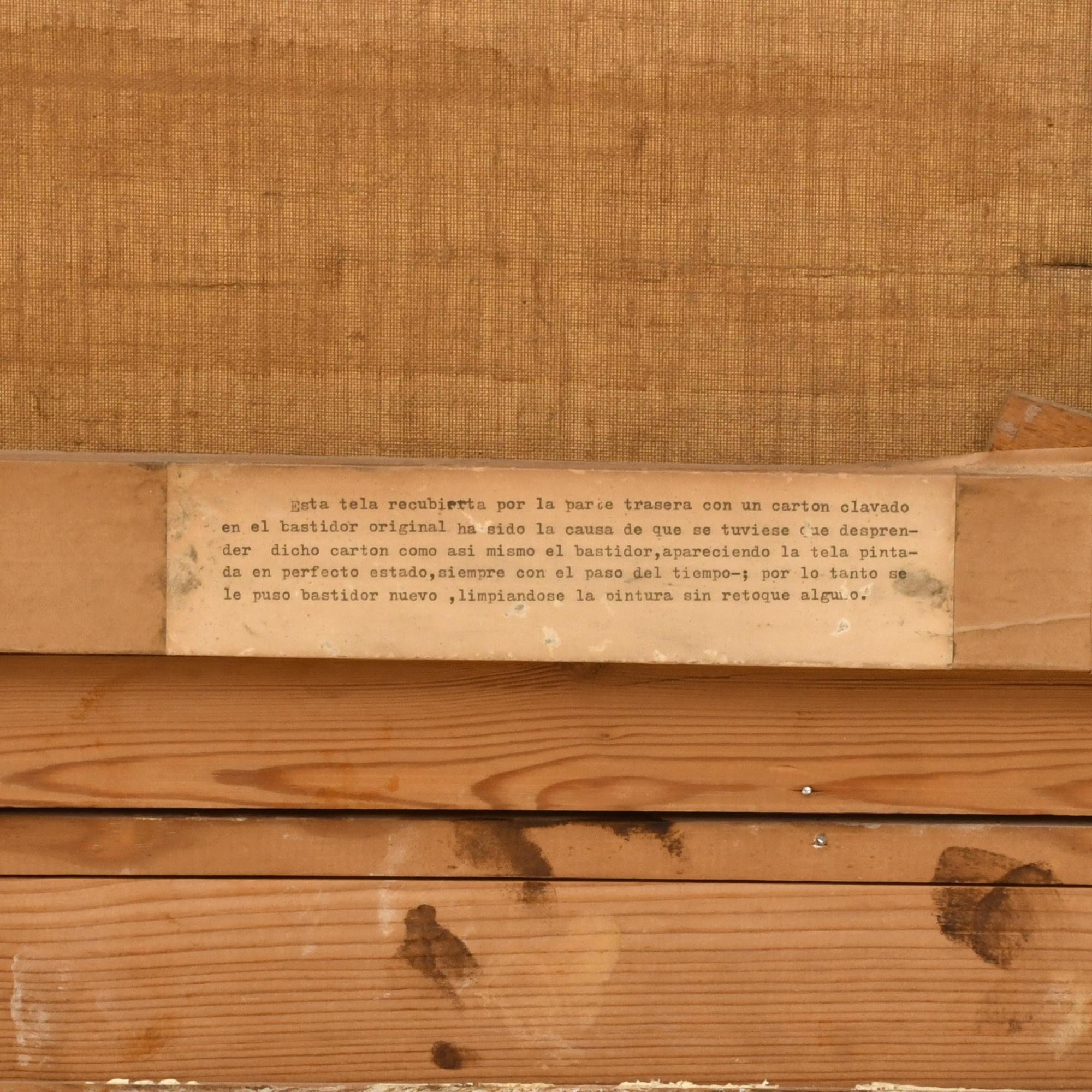 ESCUELA ESPAÑOLA, PPS. SIGLO XX. "Militares a caballo". Sig