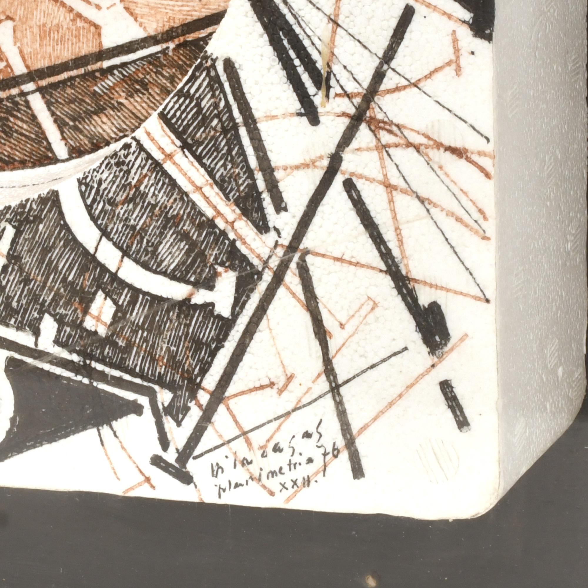 JOAN VILACASAS (1920-2007).  "Planimetría 76. XXII", 1971.