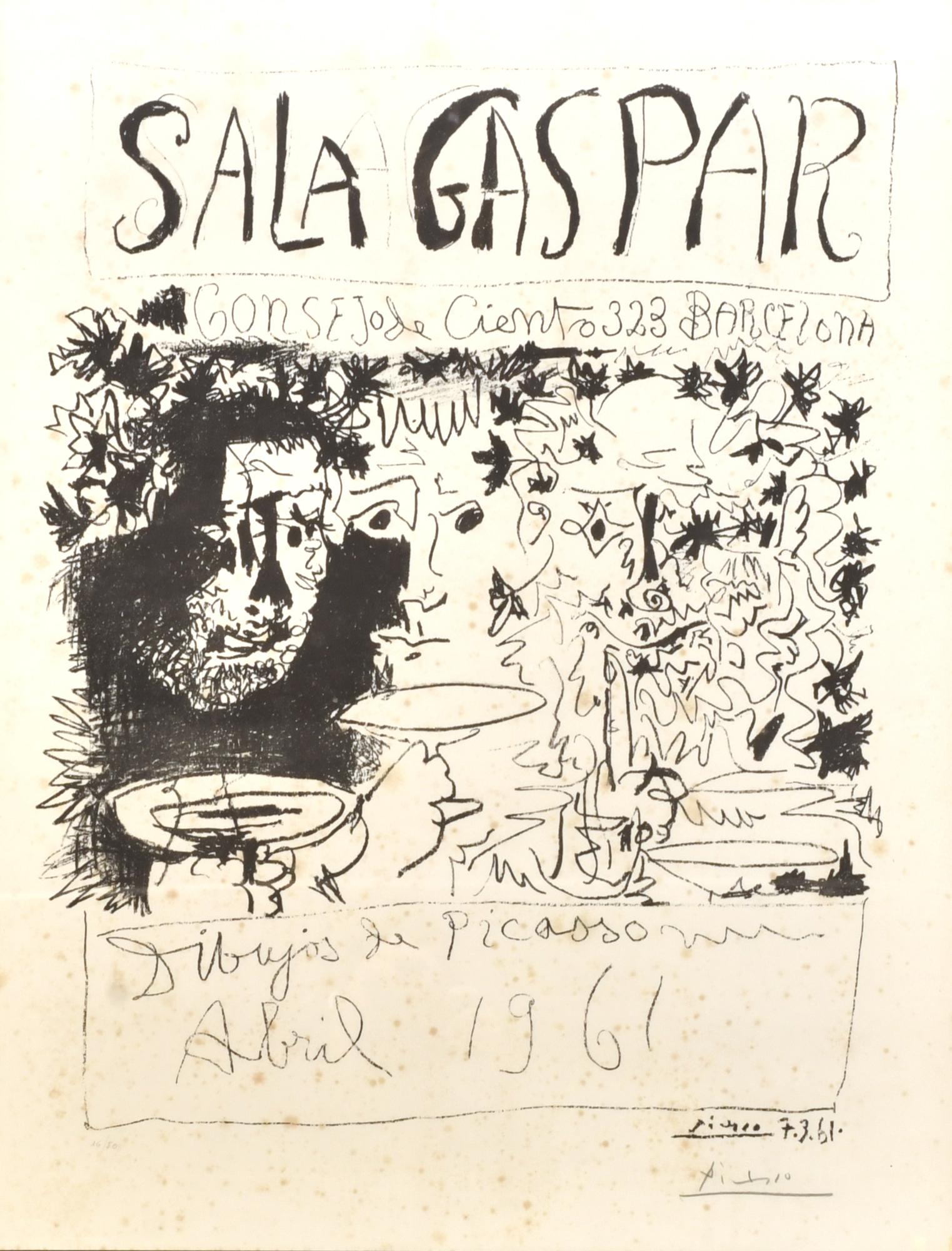 PABLO PICASSO (1881-1973). Cartel para la Exposición el Sal