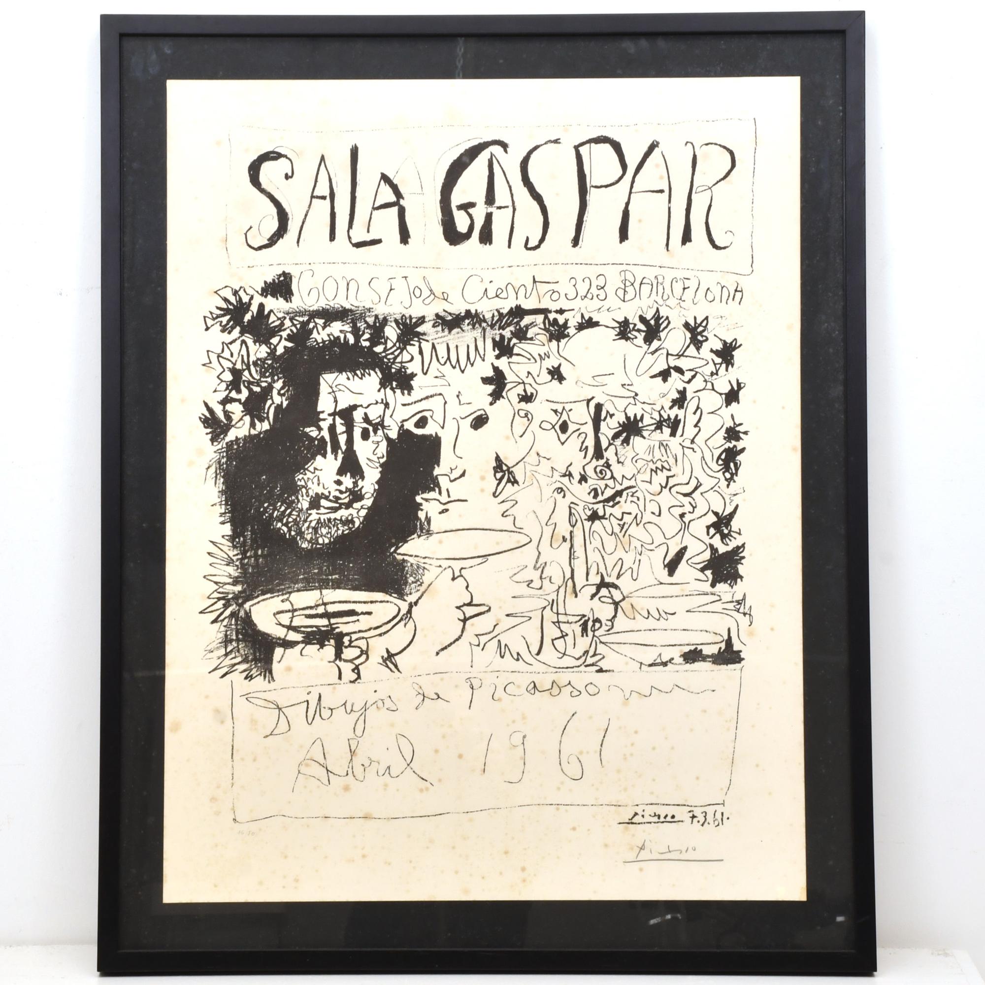 PABLO PICASSO (1881-1973). Cartel para la Exposición el Sal