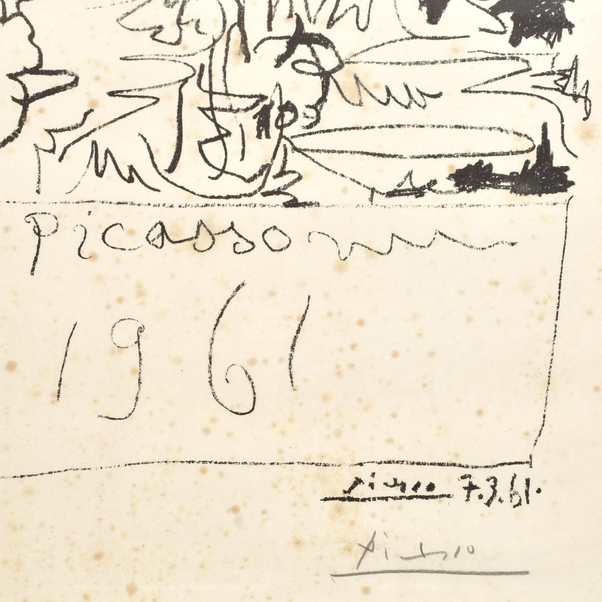 PABLO PICASSO (1881-1973). Cartel para la Exposición el Sal