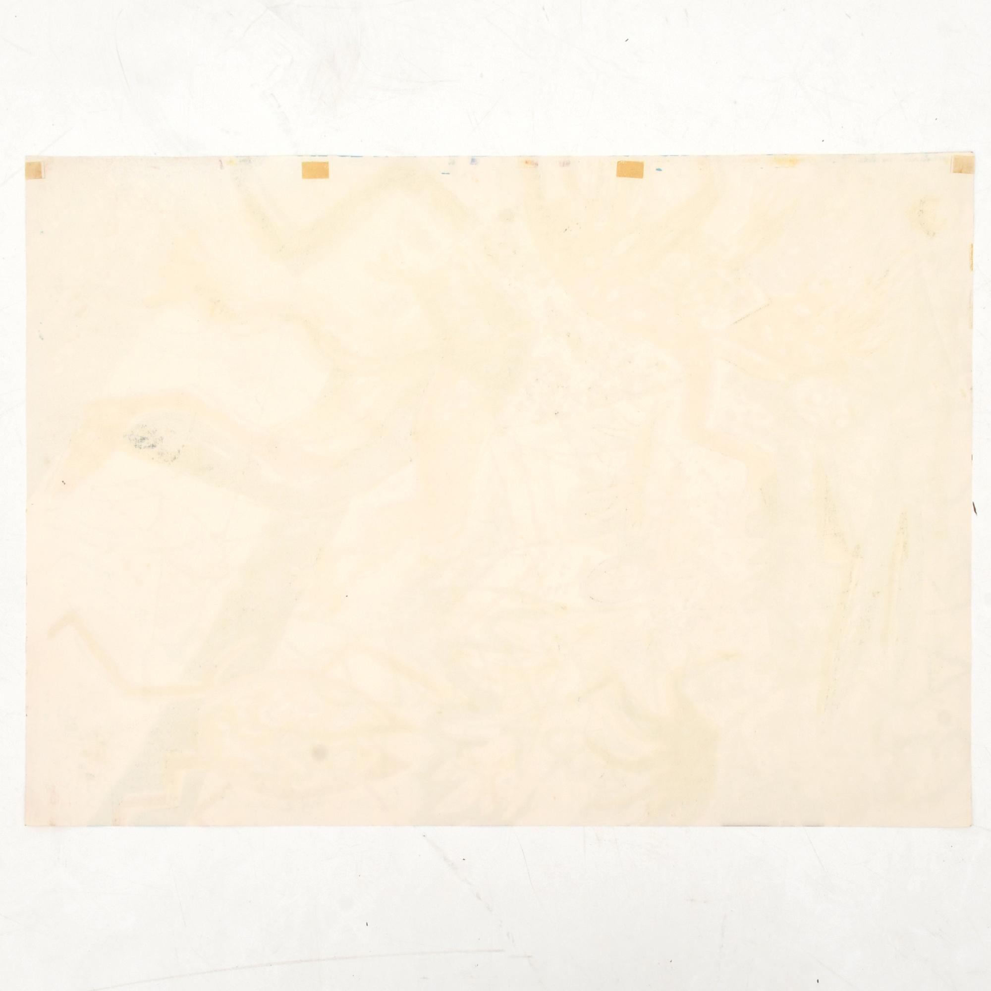 MIQUEL BARCELÓ (1957). Cartel  expo "Axe Art Actuel", 1983.