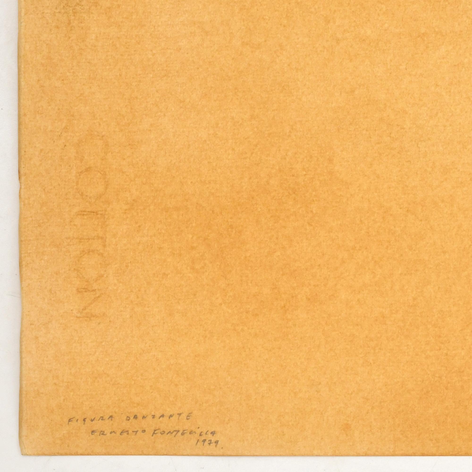 ERNESTO FONTECILLA (1938).  "Figura danzante", 1979.