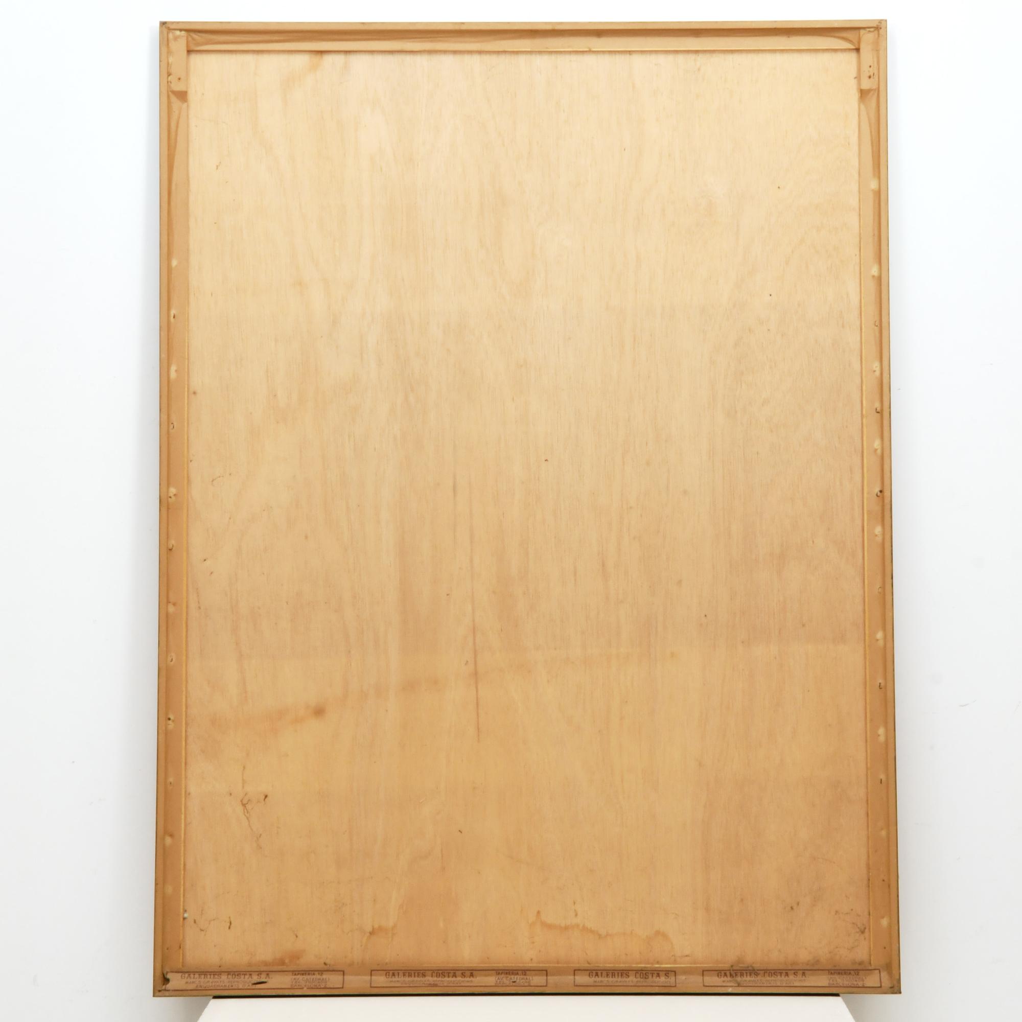 Cartel original de la película "Mon oncle" de Jacques Tati.