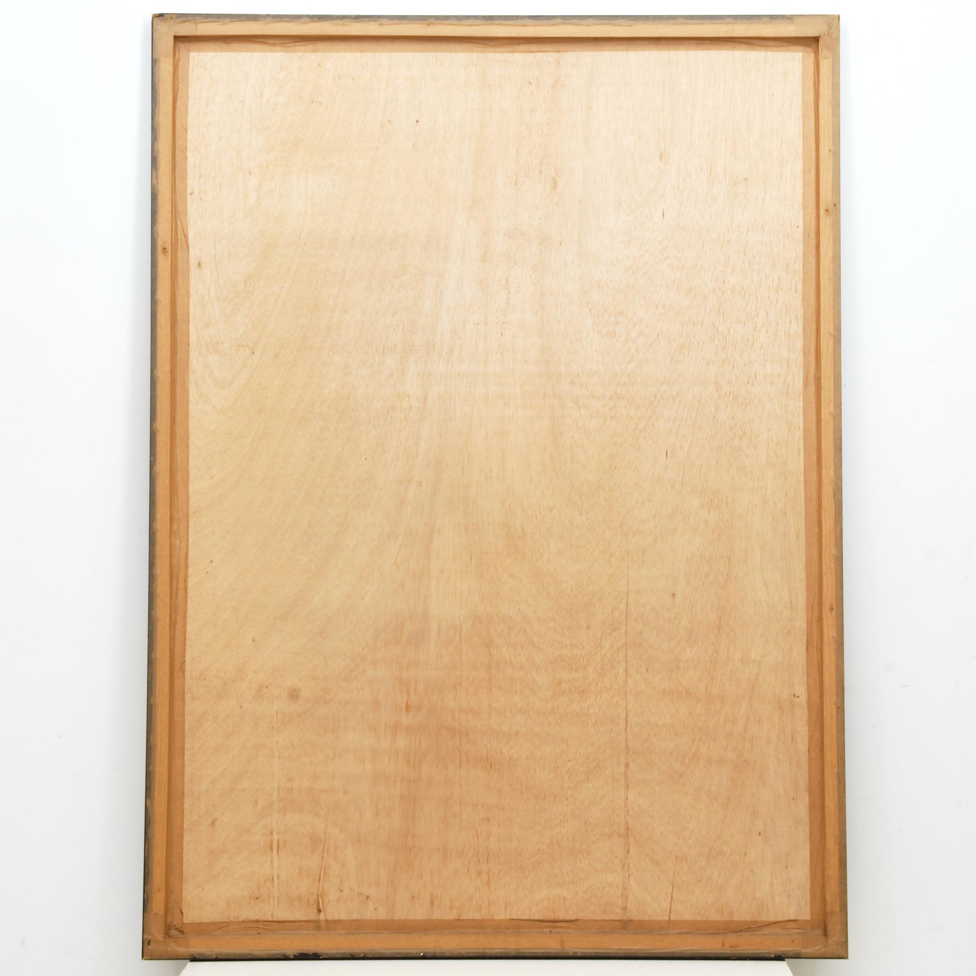 Cartel original de la película "Trafic" de Jacques Tati.