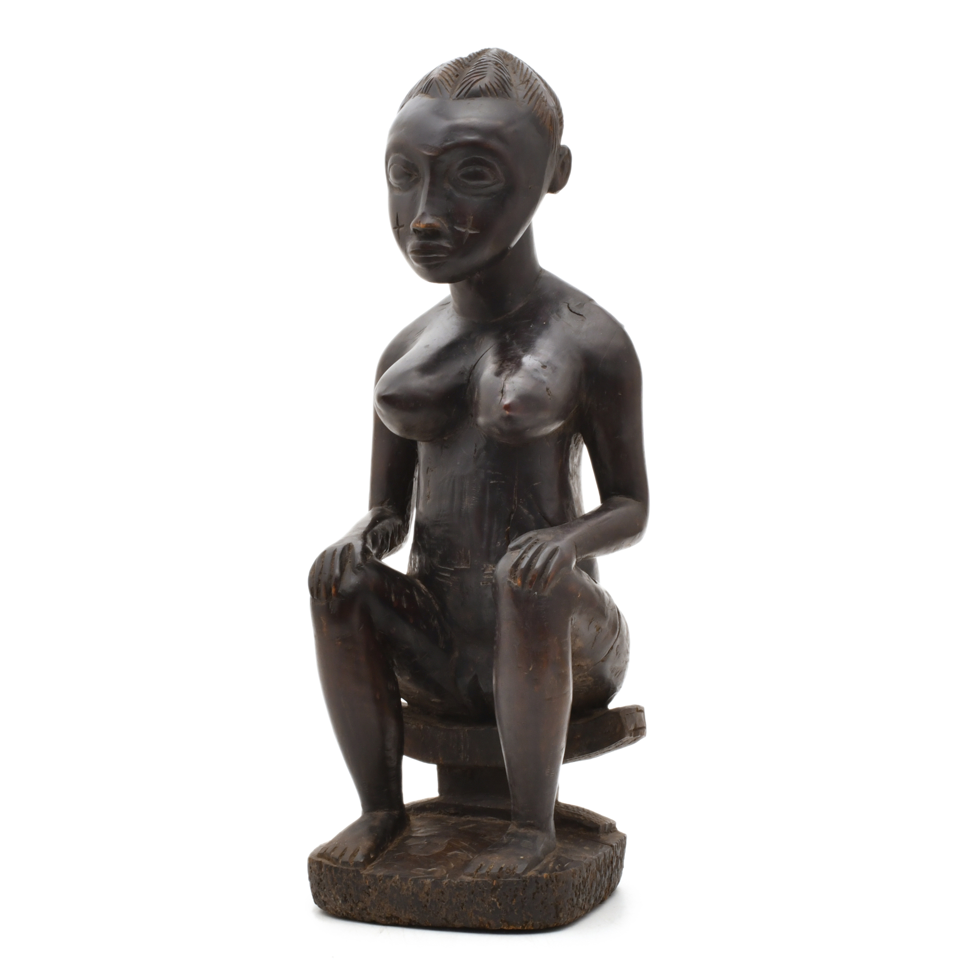 ESCUELA AFRICANA, SIGLO XX.   Figura femenina.