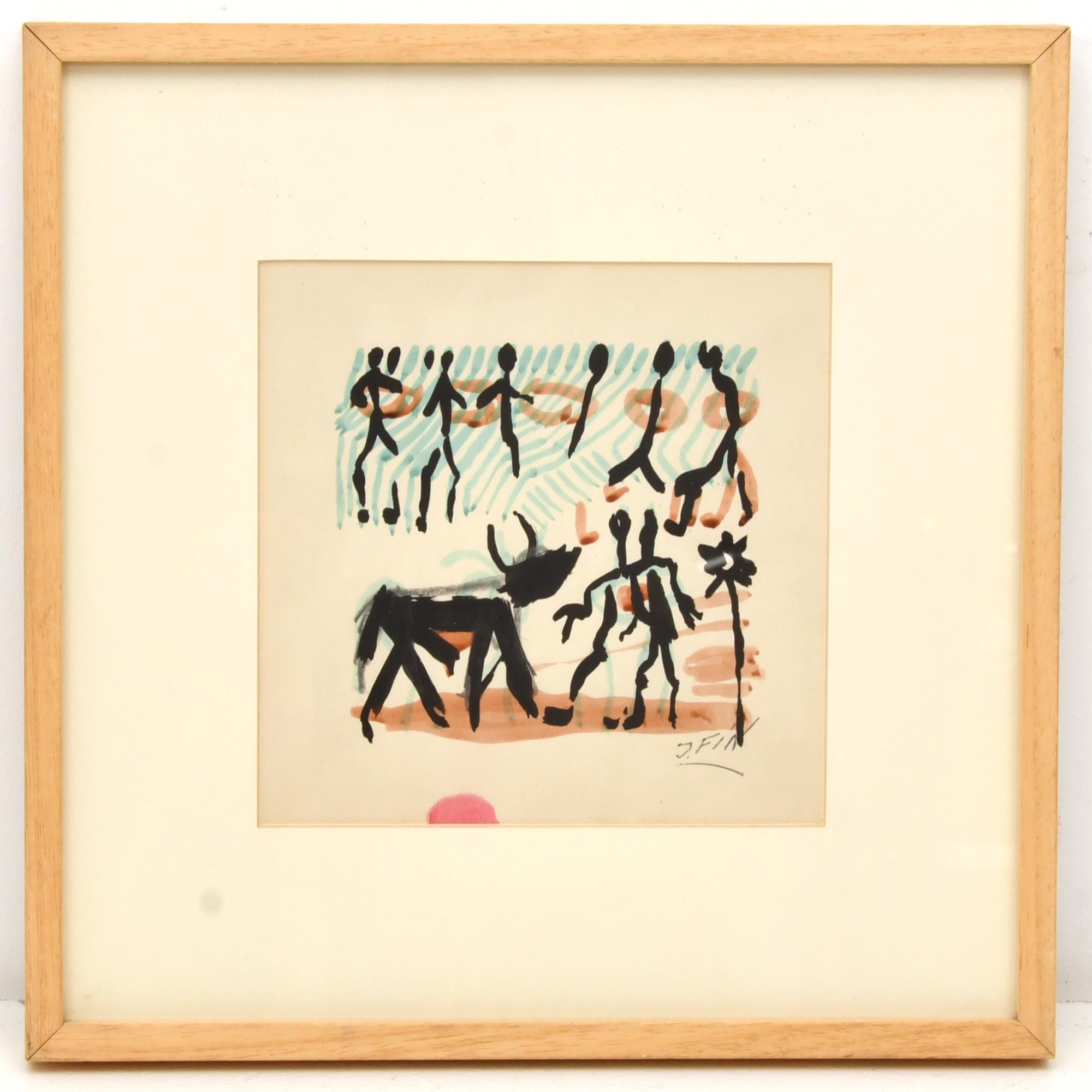 JOSE VILATO RUIZ, "FIN" (1916-1969).  "Figura" y "Hiena", d