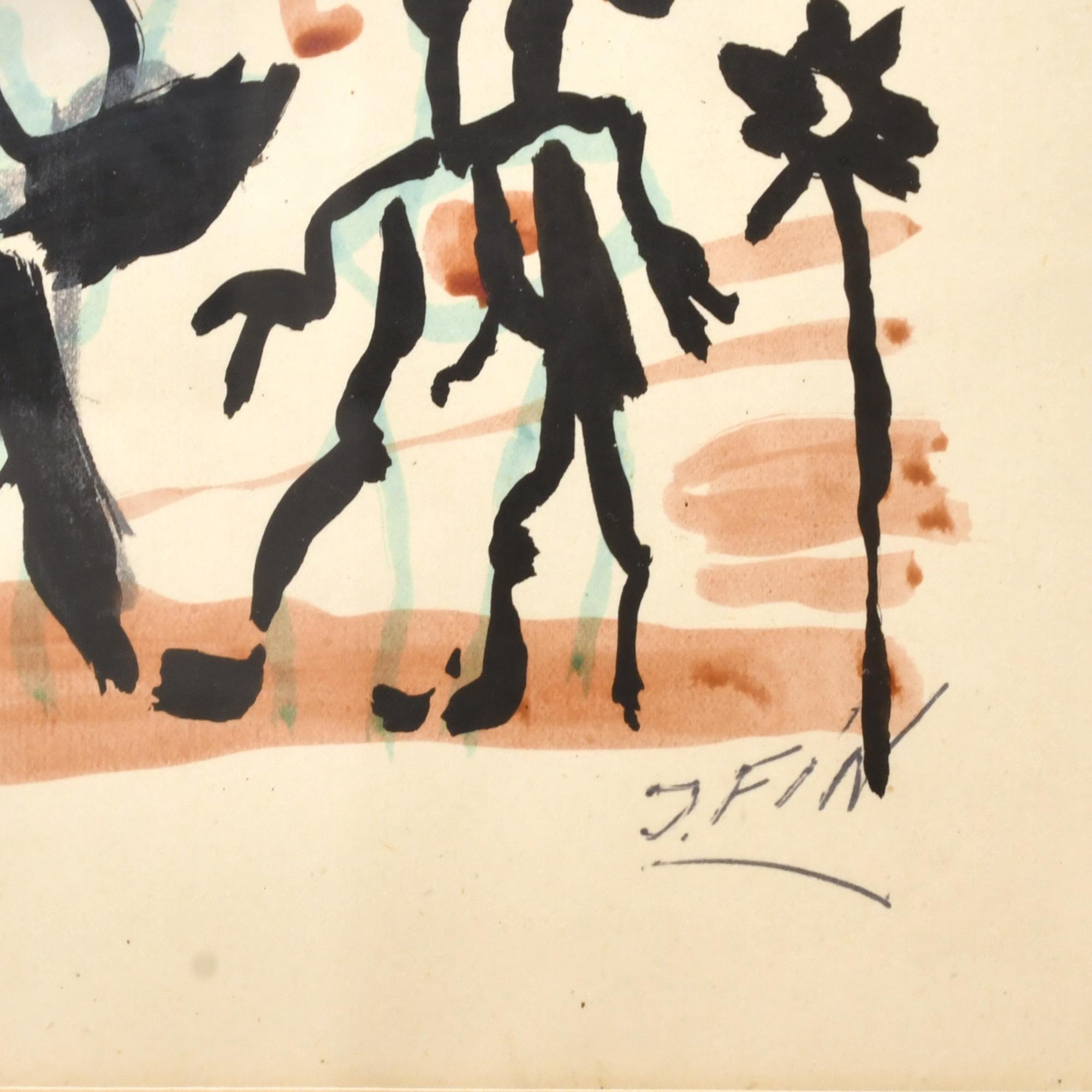 JOSE VILATO RUIZ, "FIN" (1916-1969).  "Figura" y "Hiena", d