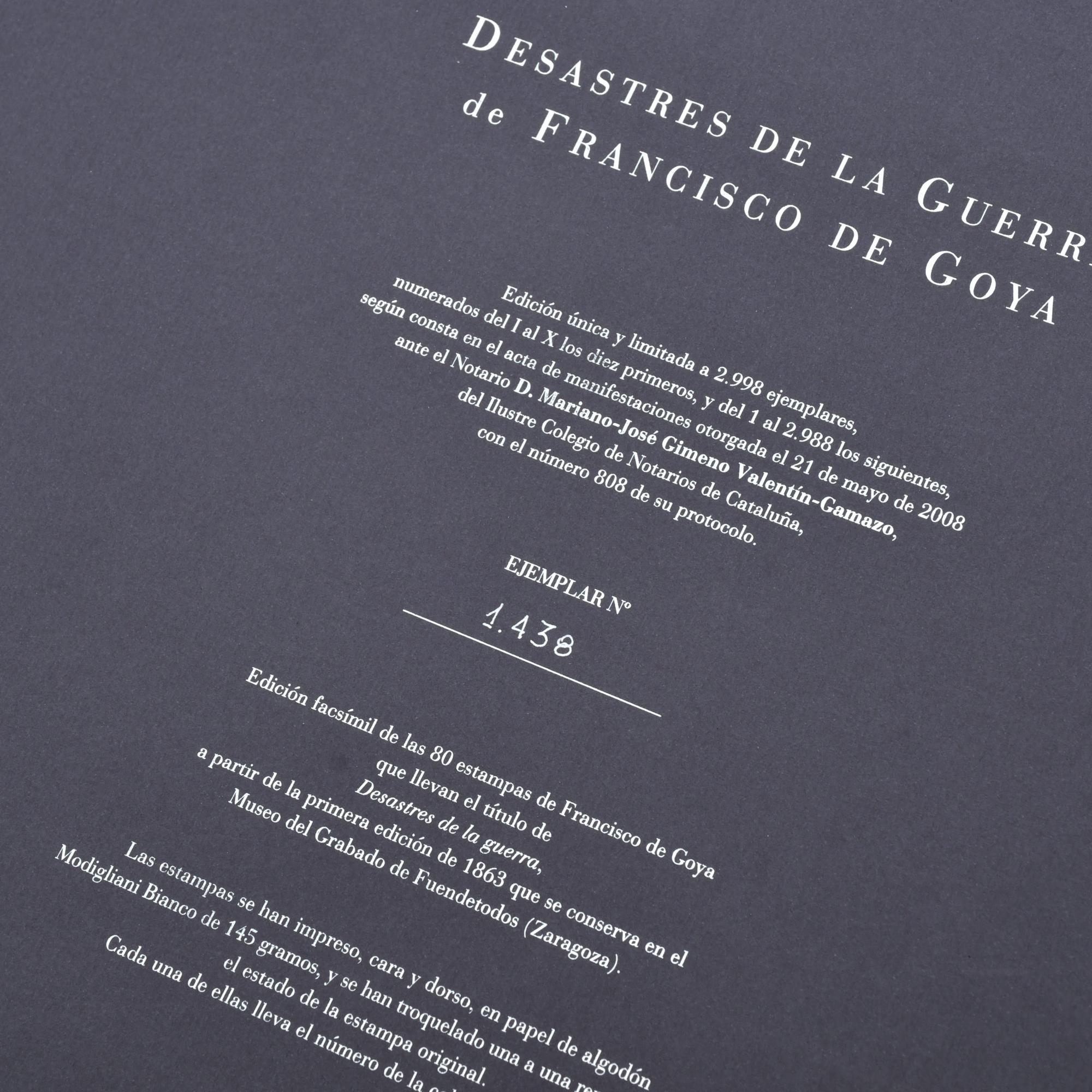 "Desastres de la guerra", Francisco de Goya.