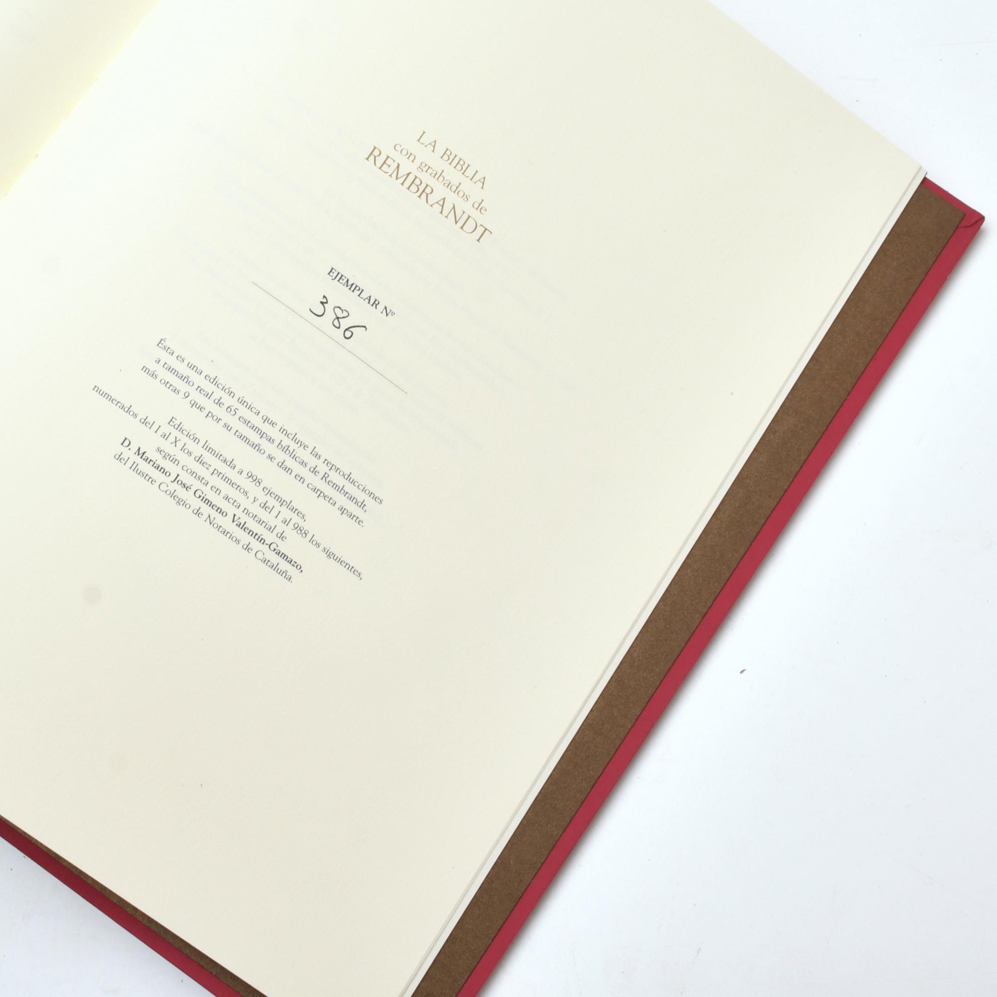 "La Biblia de Rembrandt".