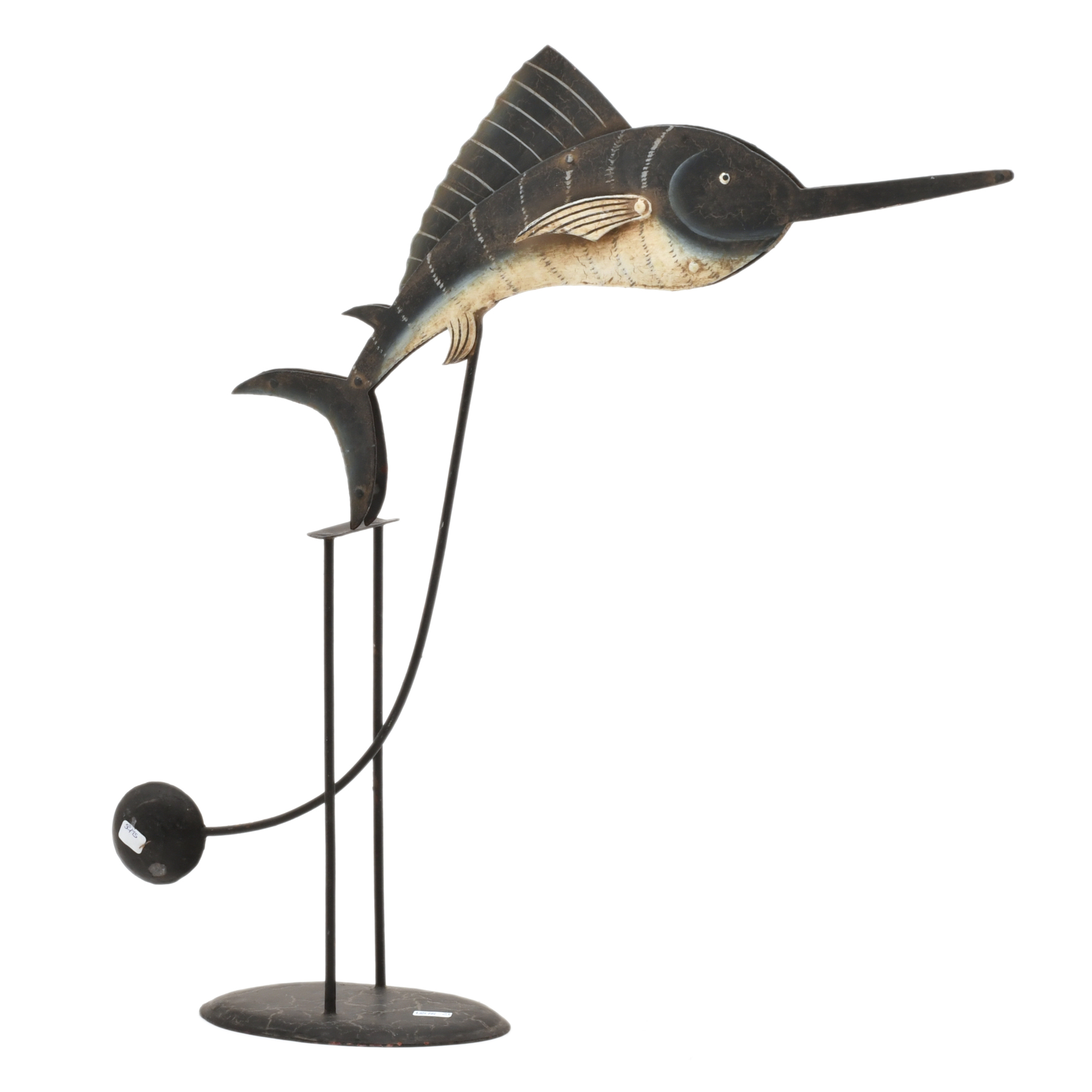 Tentetieso con pez espada, segunda mitad siglo XX. 