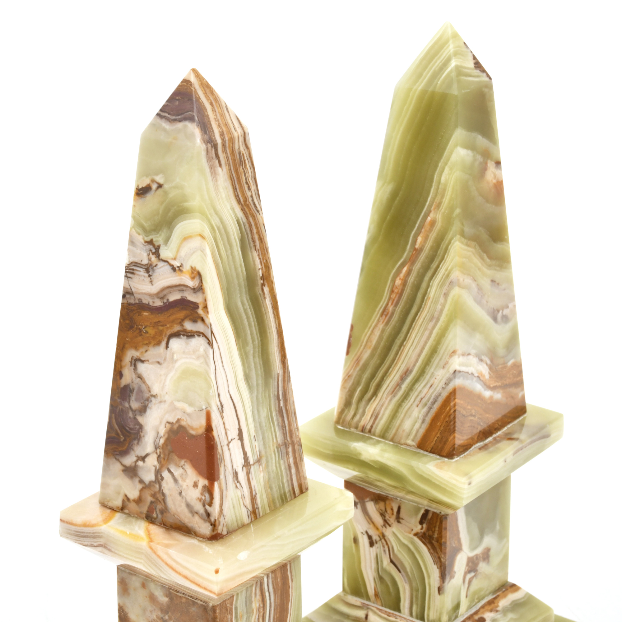 Pareja de obeliscos.