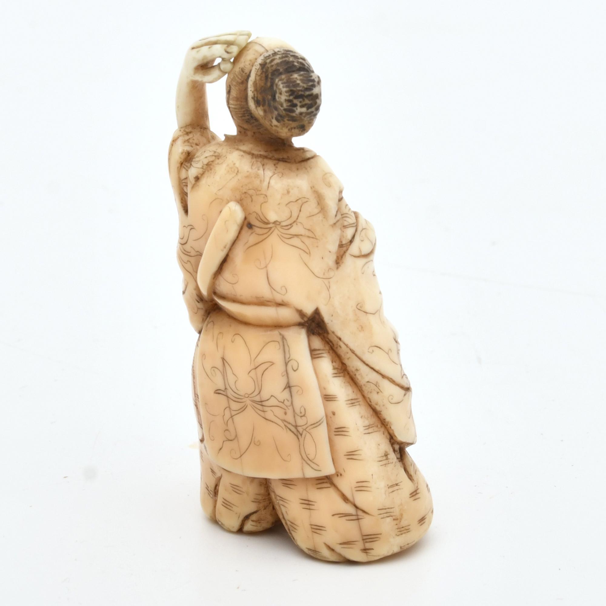 ESCUELA JAPONESA, SIGLO XIX. Okimono "Sambaso". 