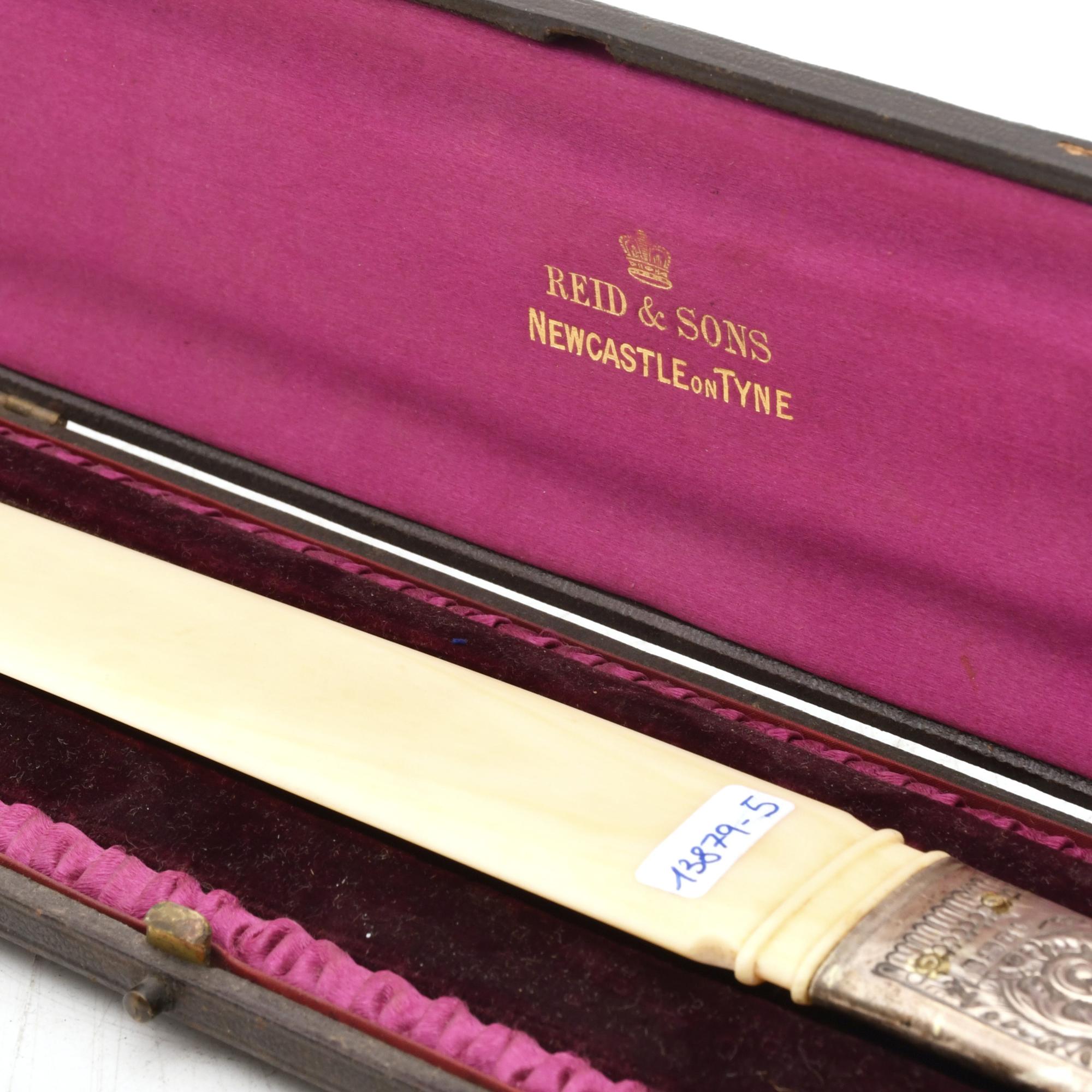 ESCUELA INGLESA, FIN. SIGLO XIX. Abrecartas victoriano.