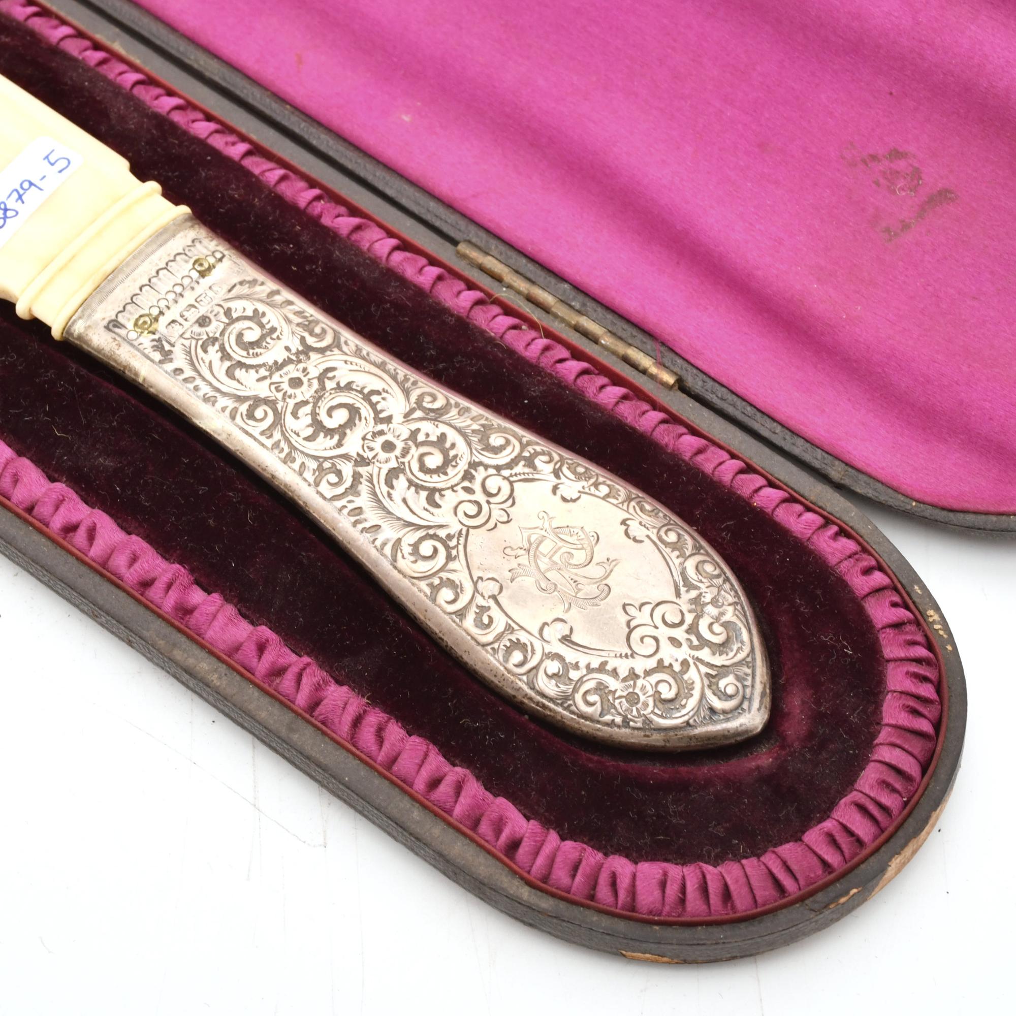 ESCUELA INGLESA, FIN. SIGLO XIX. Abrecartas victoriano.