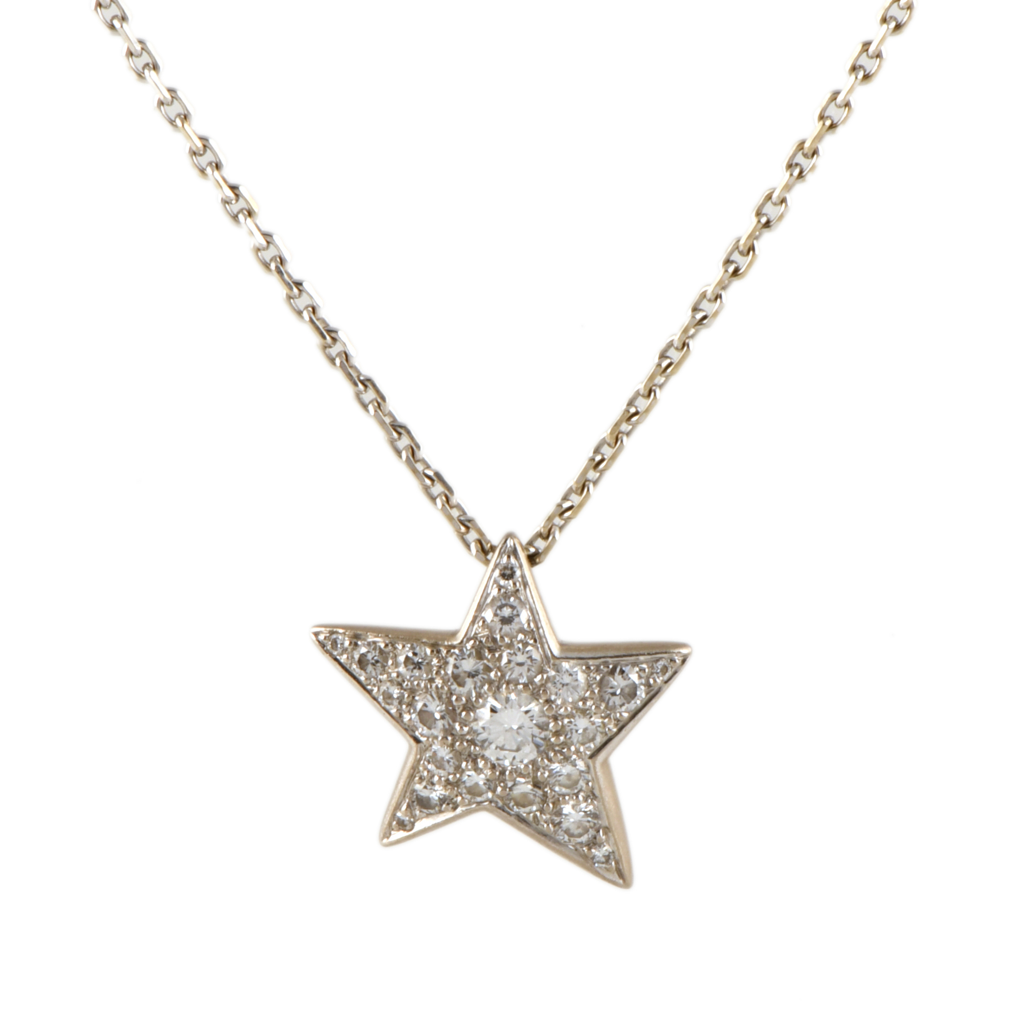 CHANEL. Collar con colgante "Còmete".