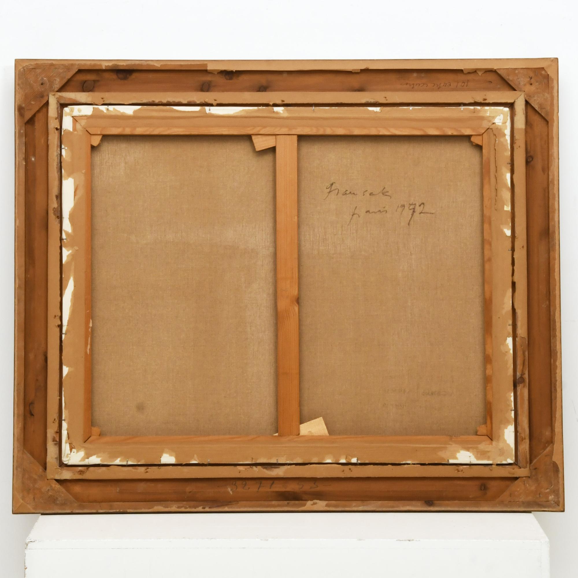 EMILI GRAU-SALA (1911-1975). "Joven de blanco junto al esta