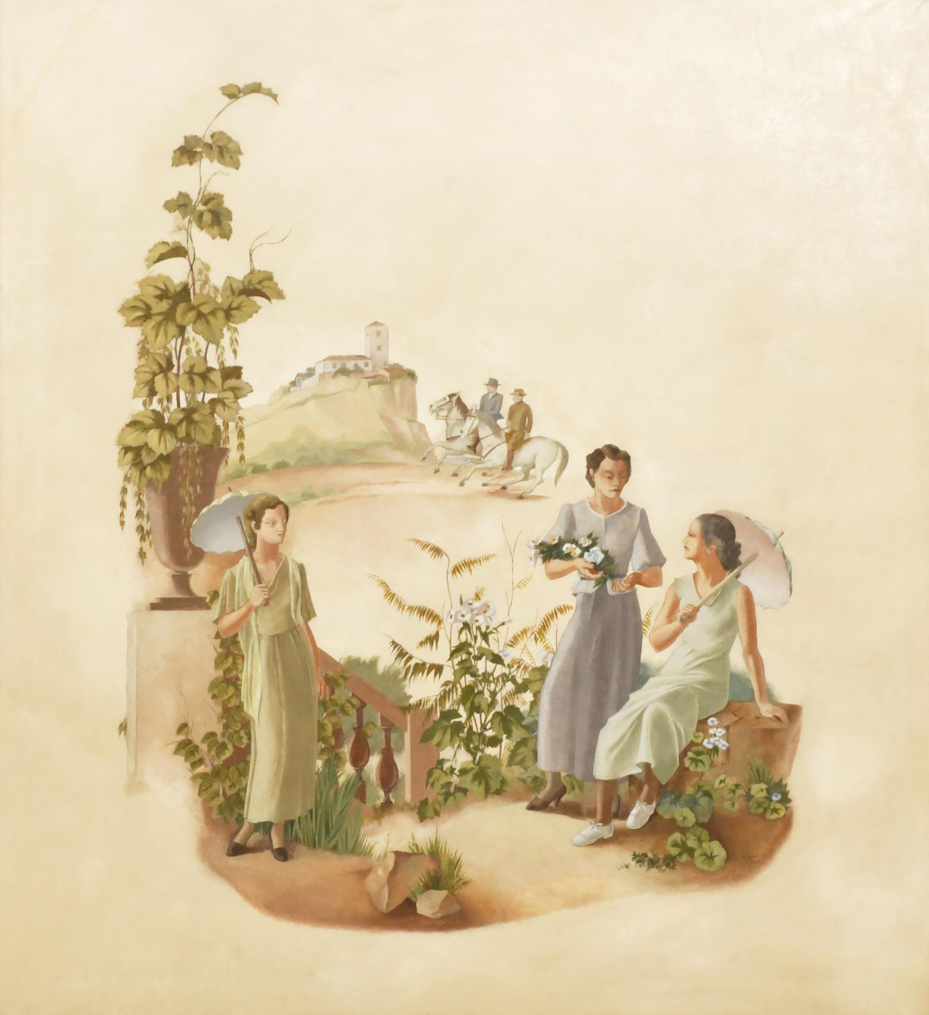 XAVIER NOGUÉS (1873-1940). "Estiu", 1936.