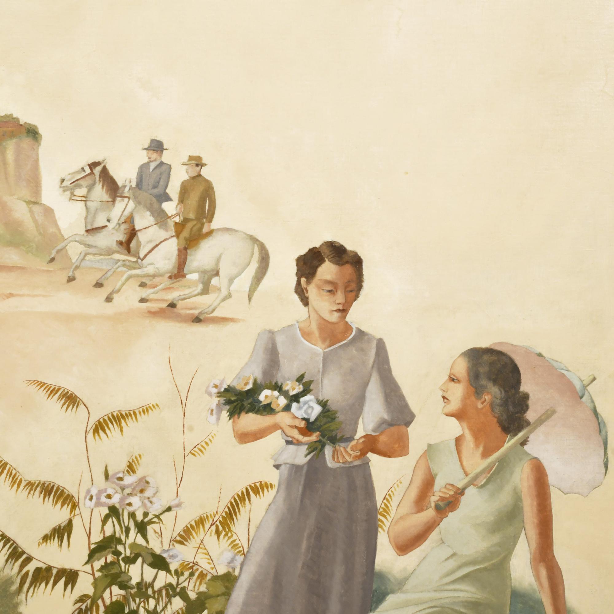 XAVIER NOGUÉS (1873-1940). "Estiu", 1936.