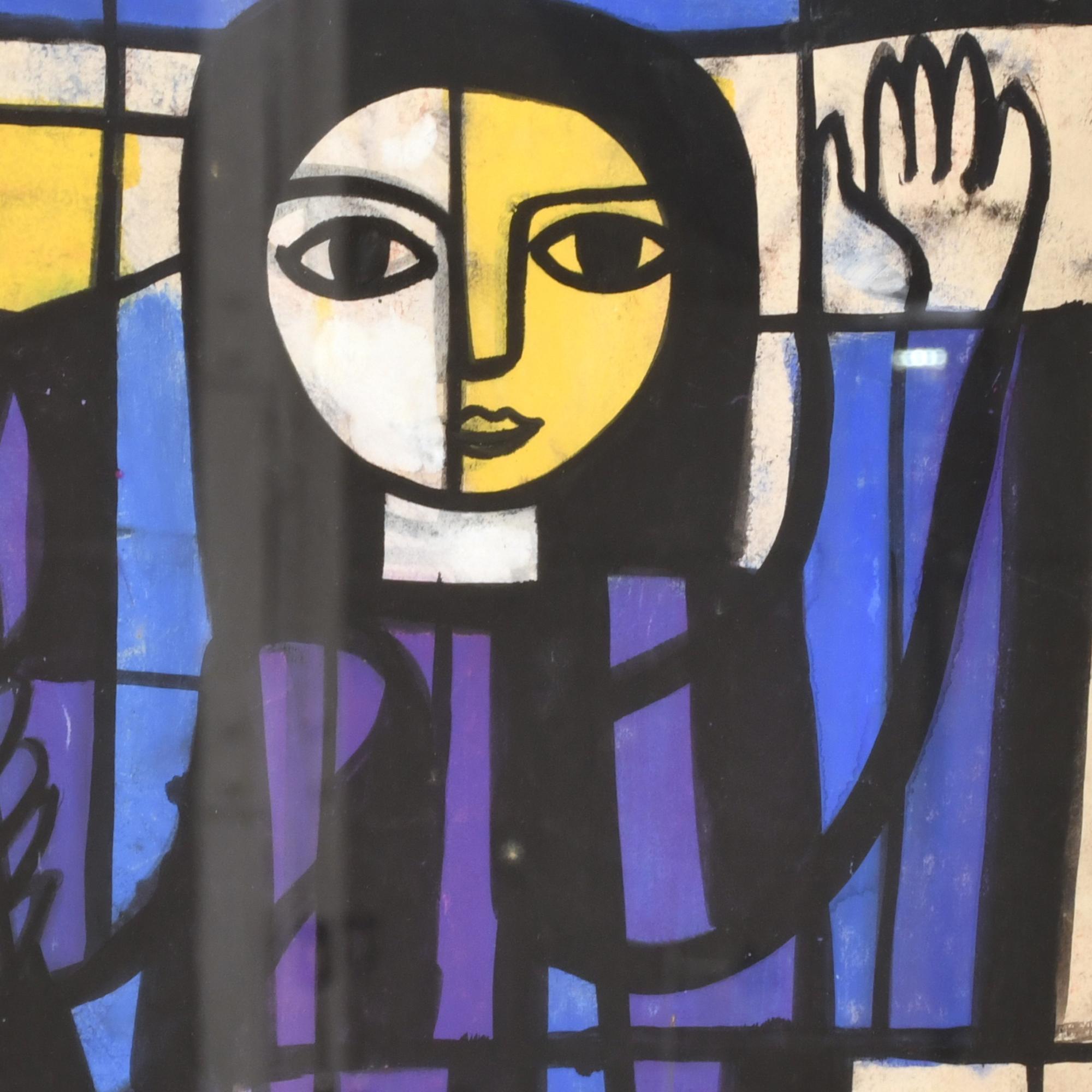 FRANCESC FORNELLS-PLA (1921-1999).  "Figura", 1968.