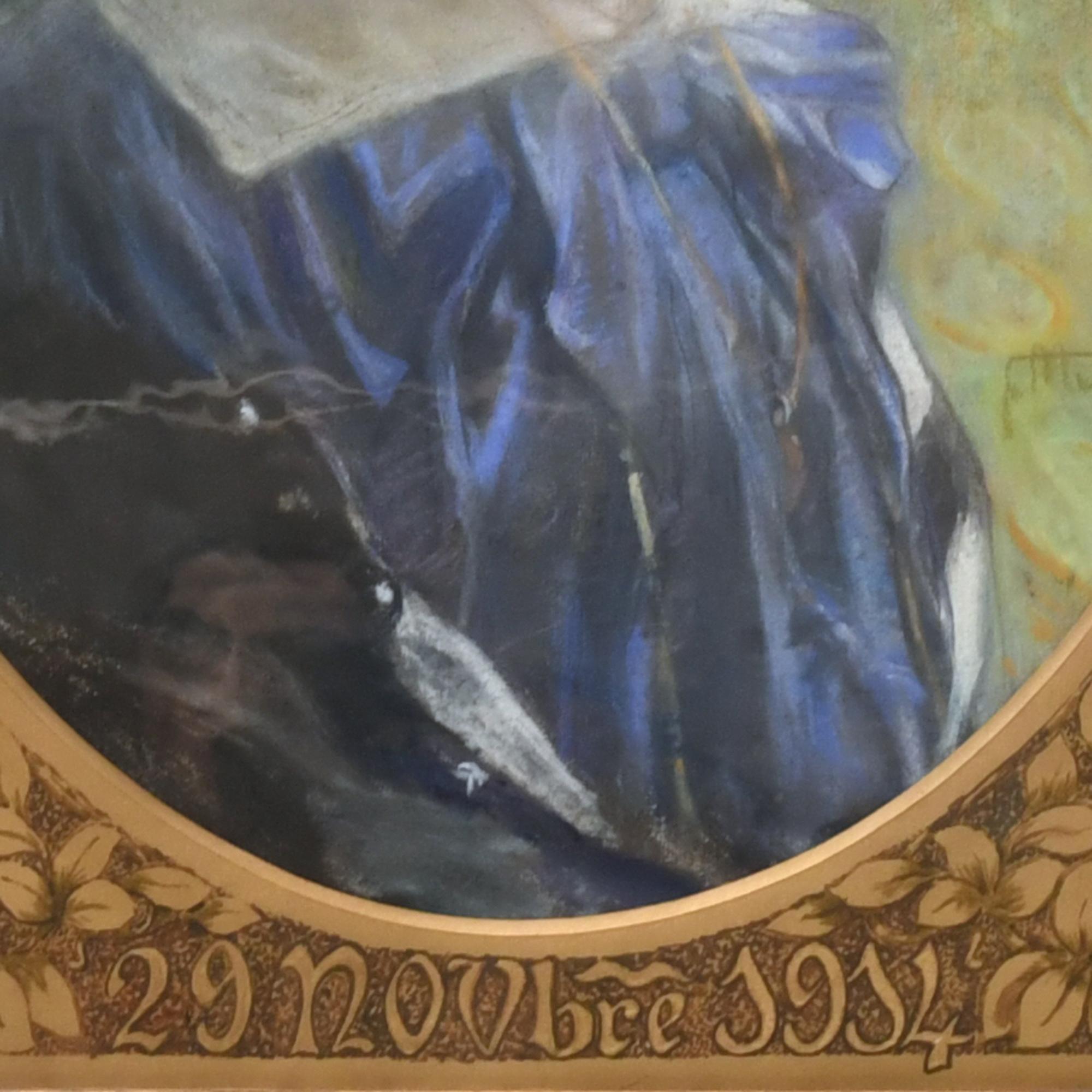 FÉLIX MESTRES BORRELL (1872-1933).  "Retrato femenino".