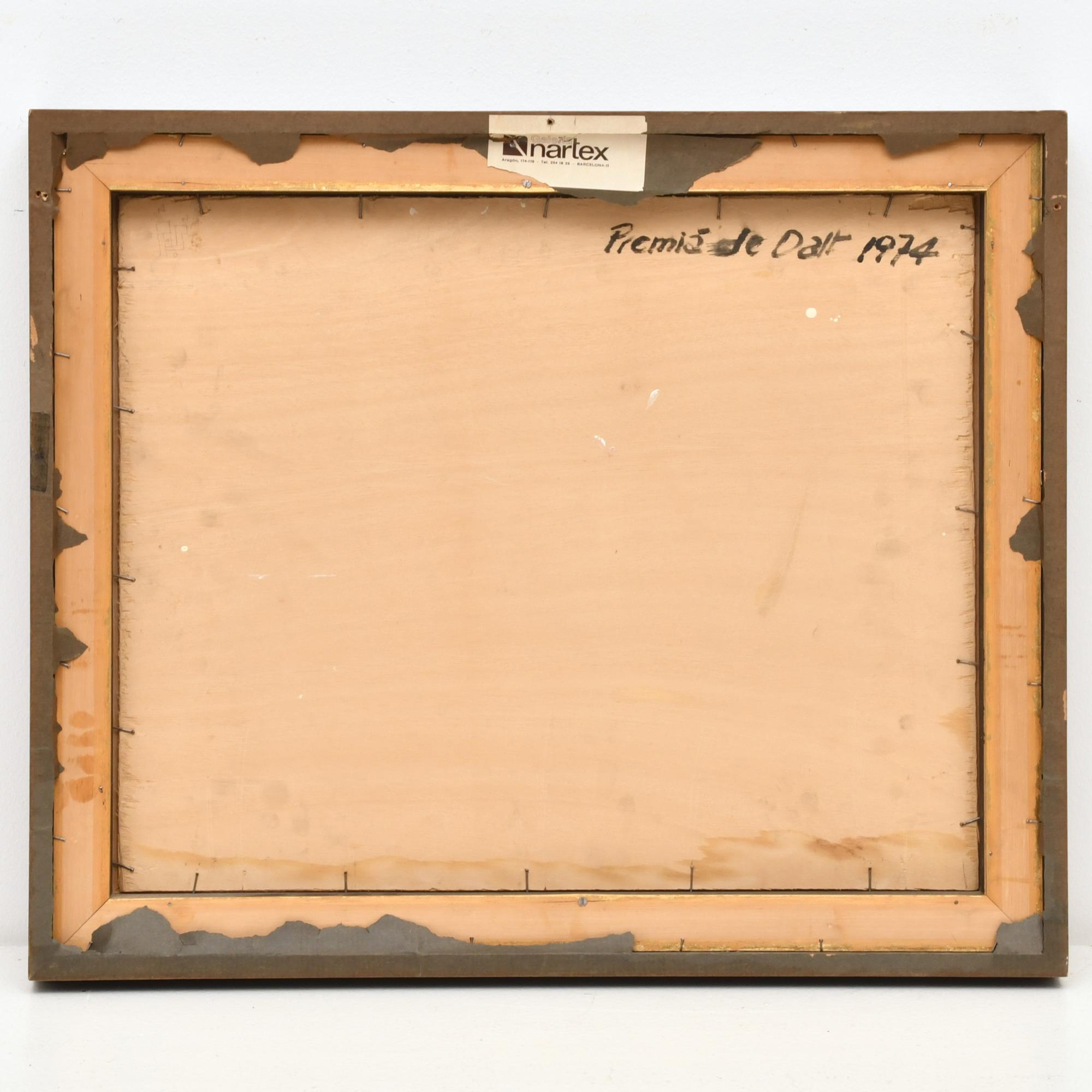 JOSEP BAQUÉS (1931-?).  "Figuras", Premià de Dalt, 1974.