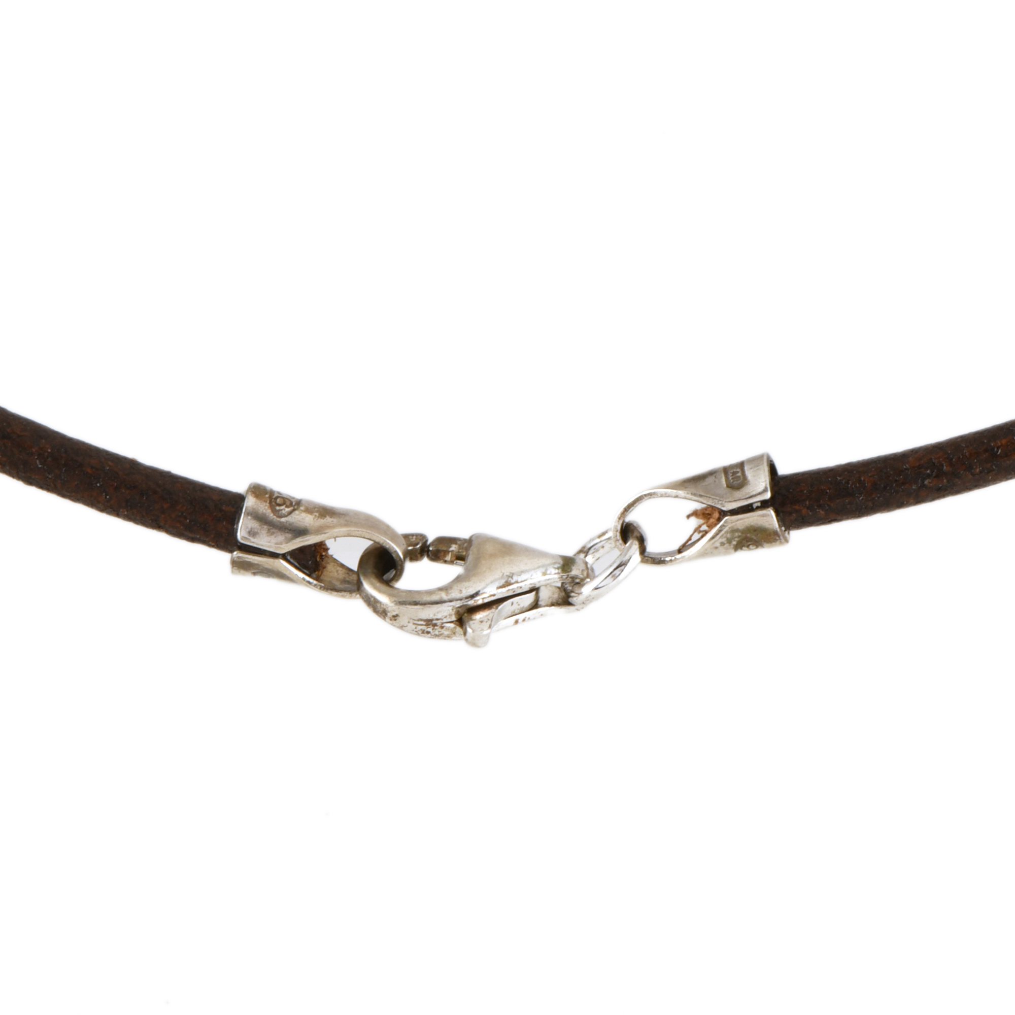 Colgante en plata y aguamarina.