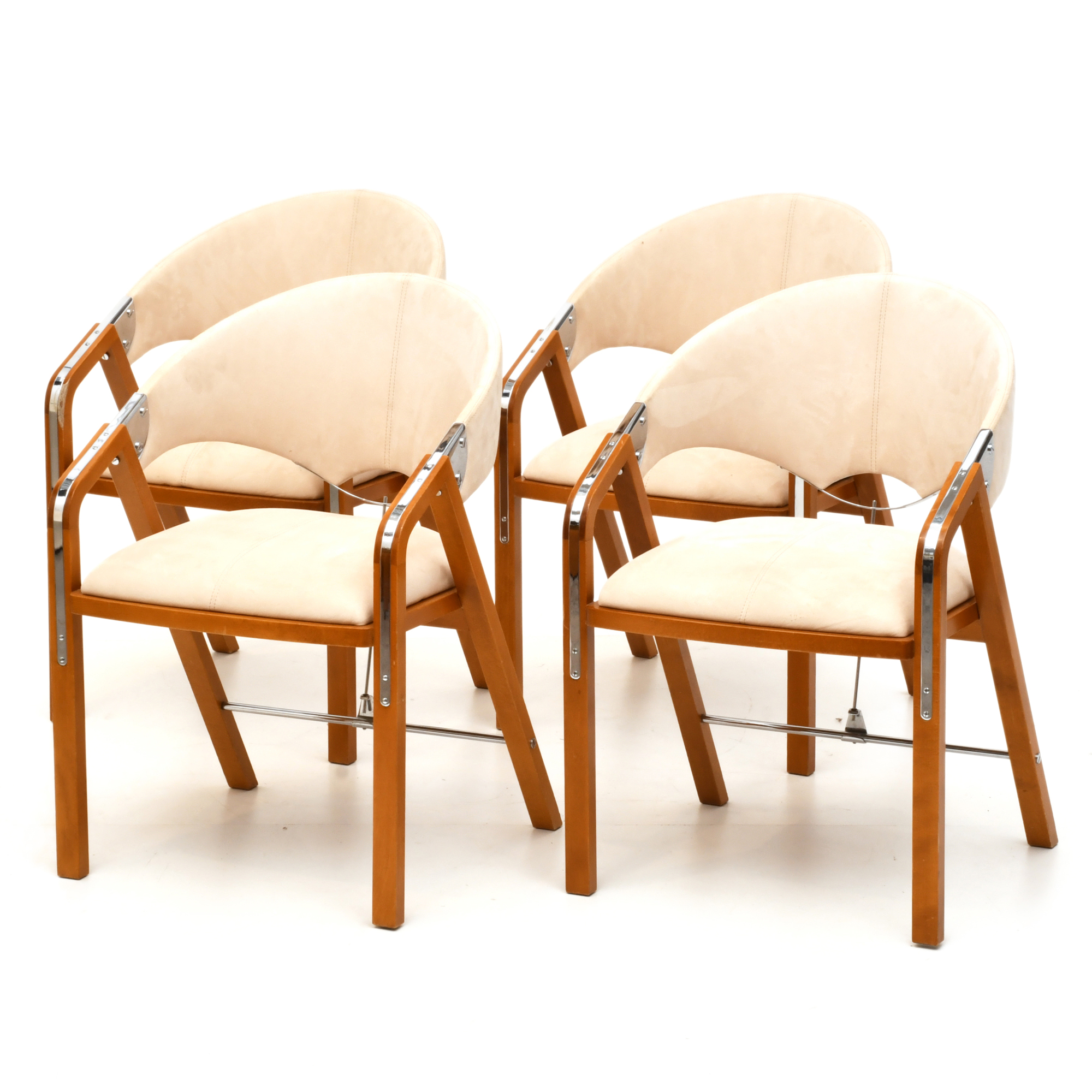 JAUME TRESSERRA (BARCELONA, 1943) Lote de cuatro sillas Spi