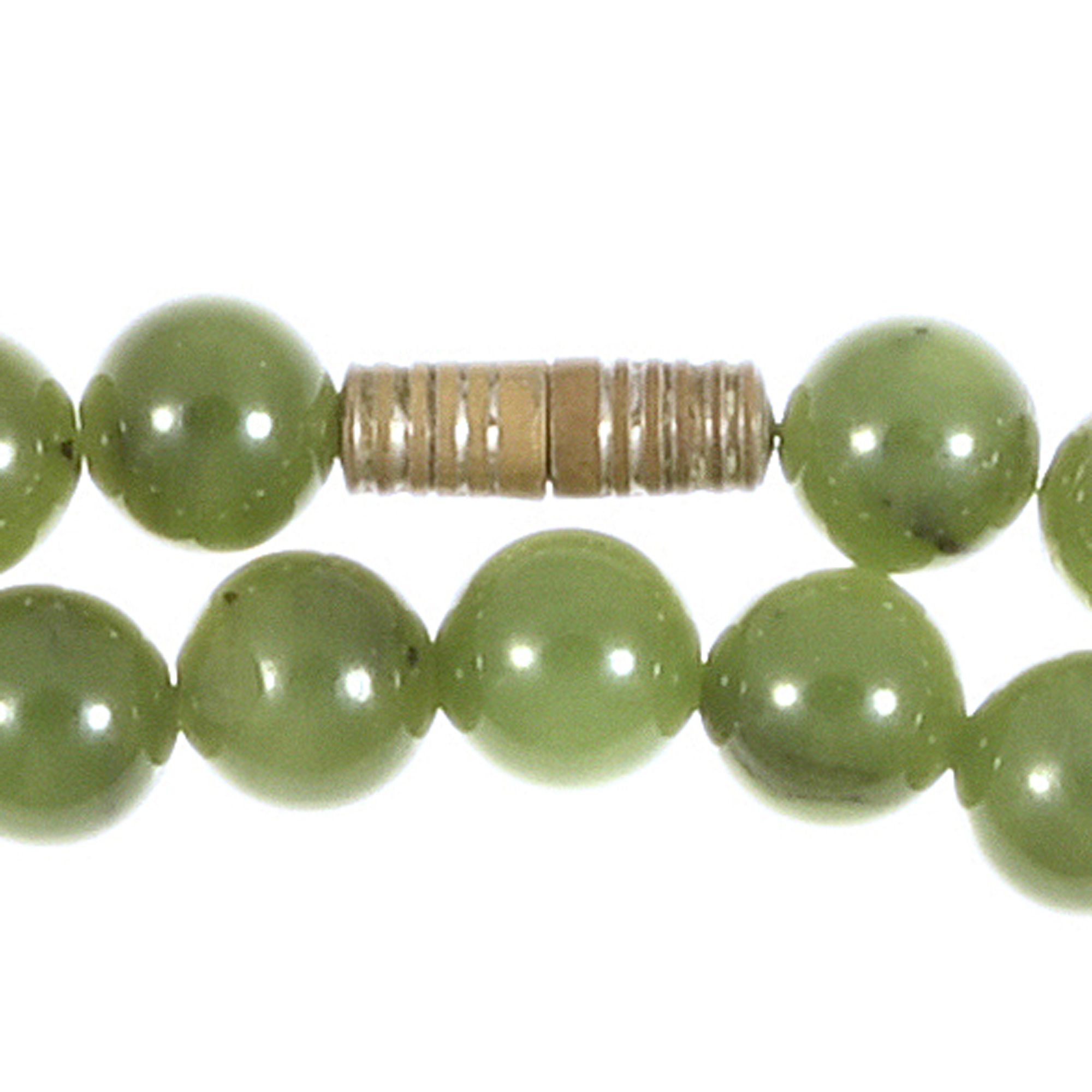 Pareja de collares en jade.