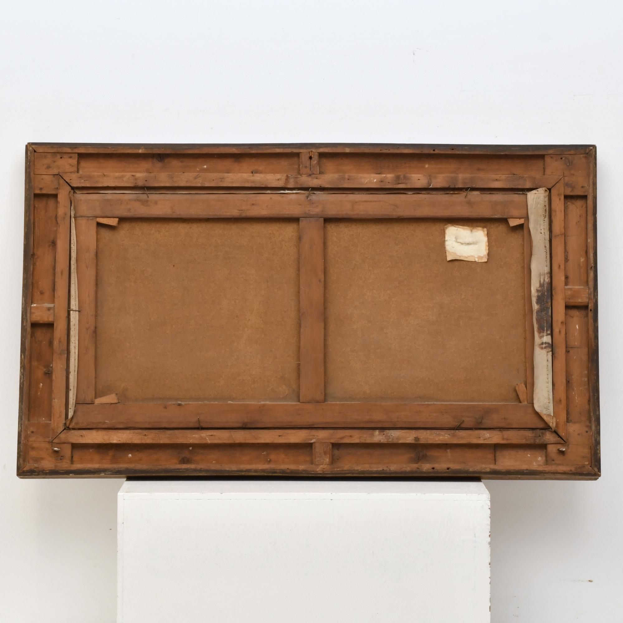 CARLOS VÁZQUEZ (1869-1944) "Estanque con niñas".