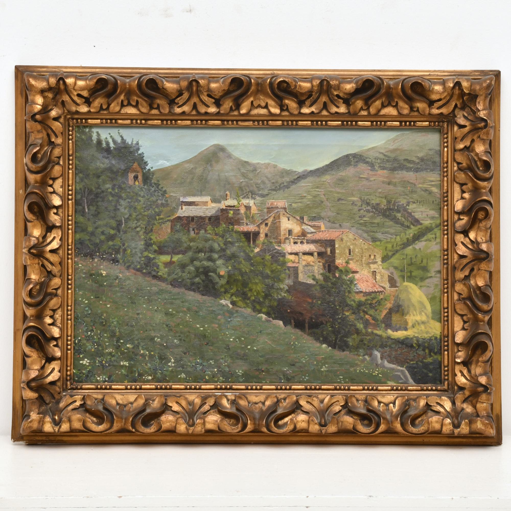 ESCUELA ESPAÑOLA, SIGLO XX. "Paisaje".