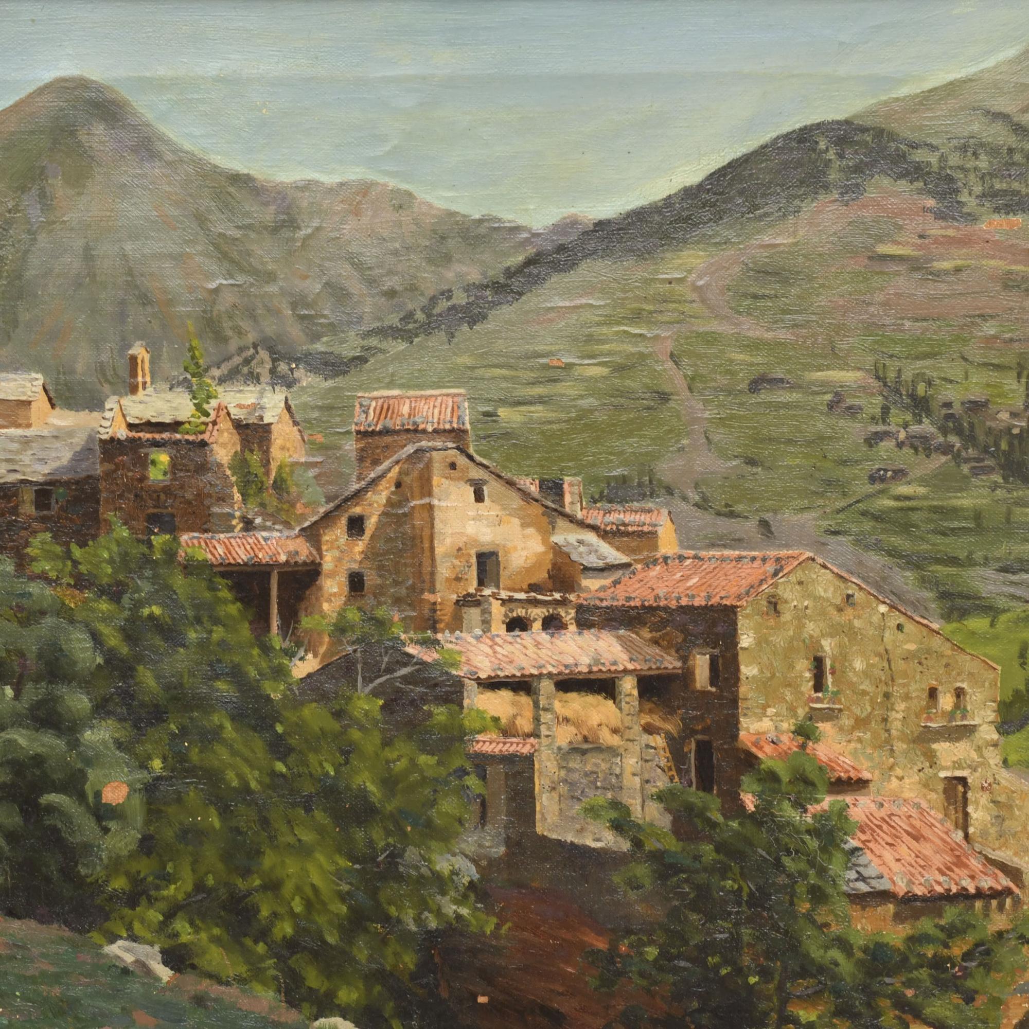 ESCUELA ESPAÑOLA, SIGLO XX. "Paisaje".