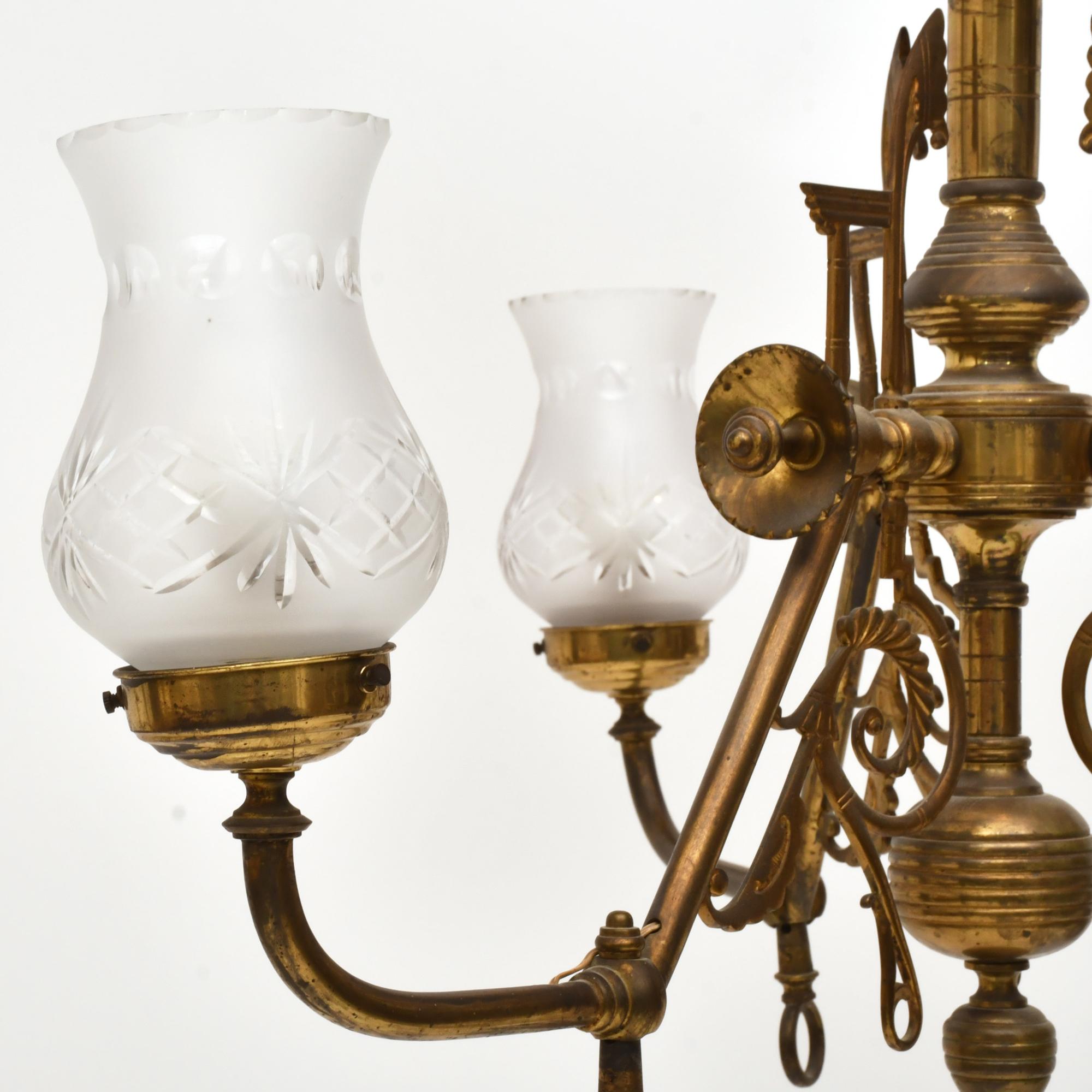 Lámpara de techo modernista.