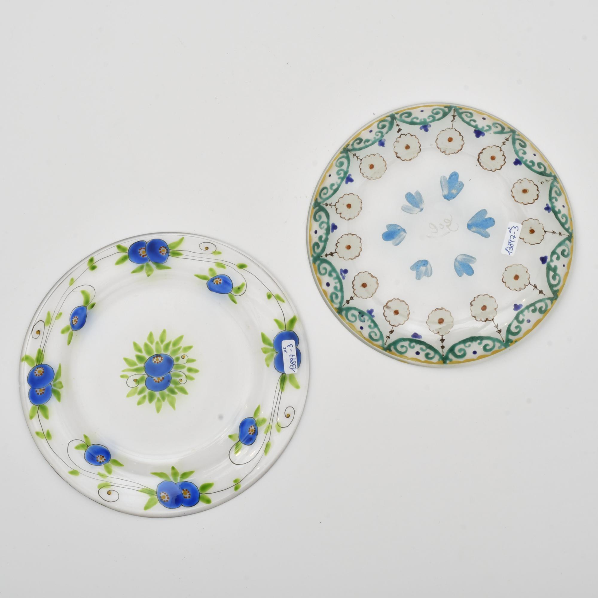 JOSEP MARIA GOL (1897-1976). Pareja de platos.