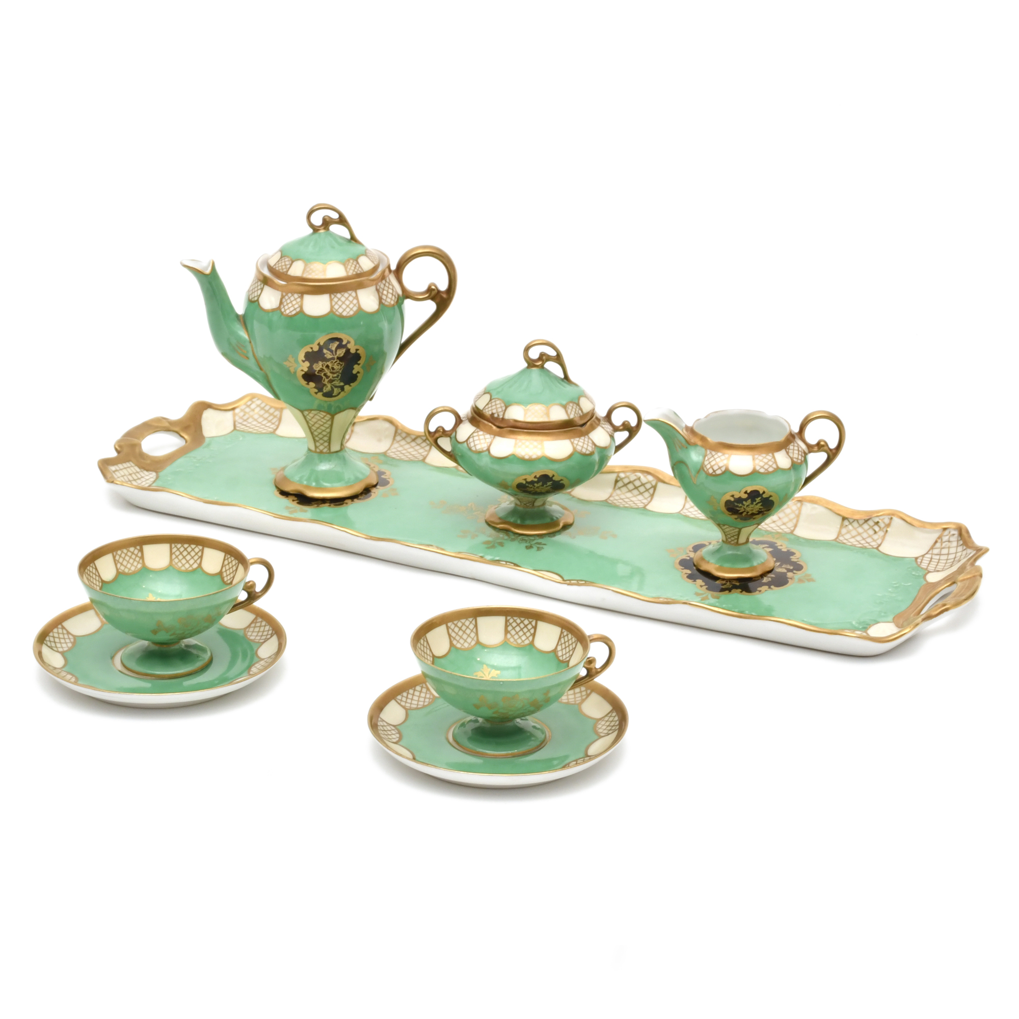 Juego tu y yo francés estilo neoclásico, pps. siglo XX.