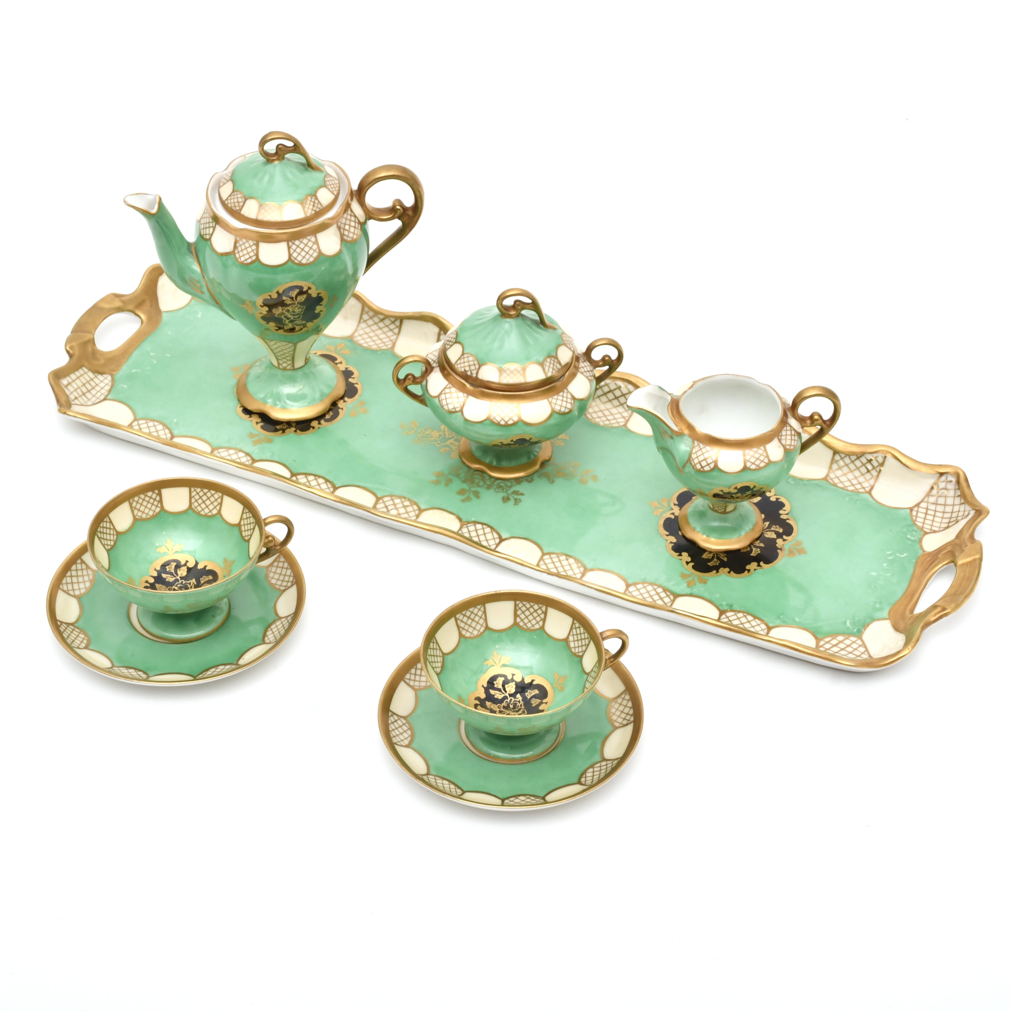 Juego tu y yo francés estilo neoclásico, pps. siglo XX.