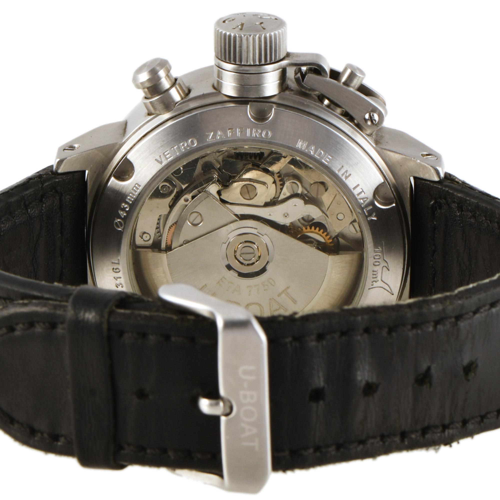 U-BOAT. Flightdeck. Reloj de pulsera. 